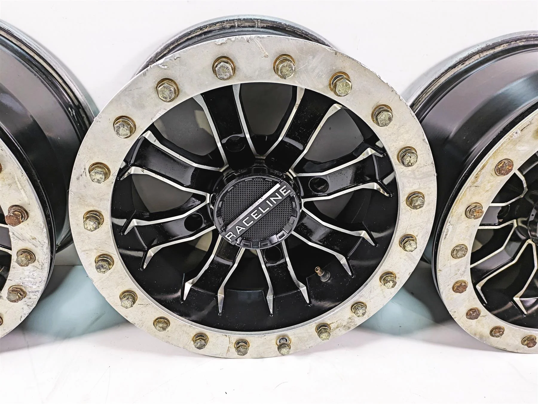2019 Polaris RZR XP 1000 EPS Raceline A71 Mamba Beadlock 14x7 Wheel Set A7147056 - Image 4