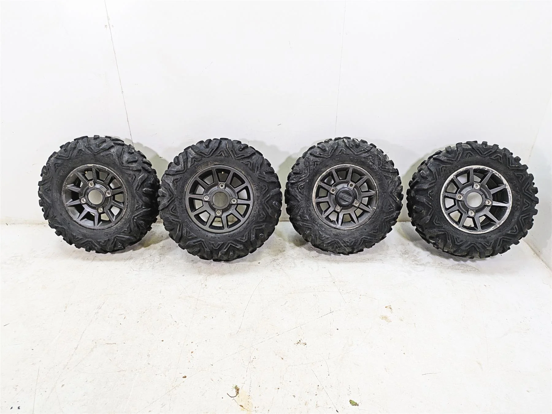 2019 Polaris RZR XP 1000 Highlifter 14x8 14x6 Wheels Tires Set 1522842 1522843