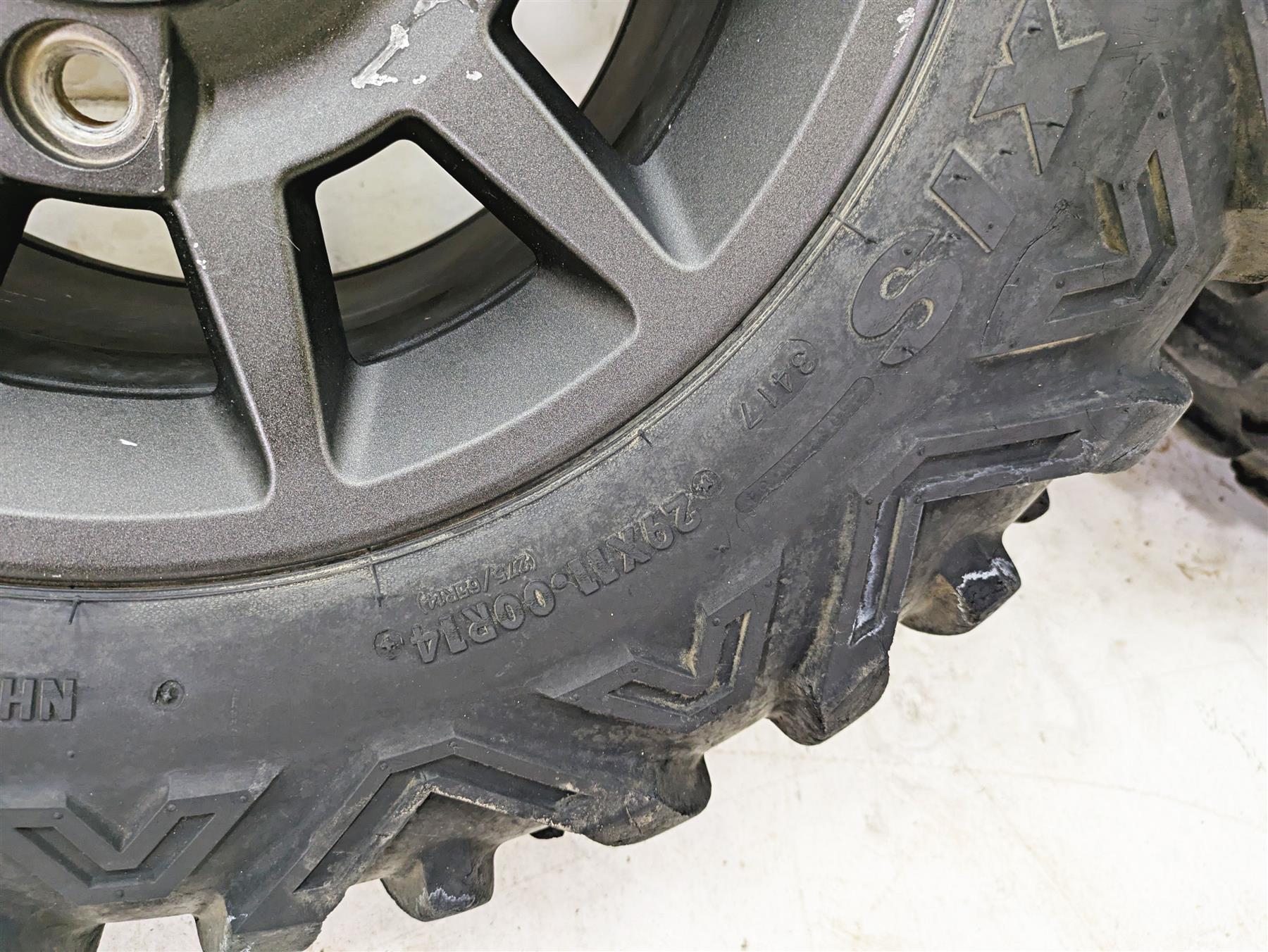 2019 Polaris RZR XP 1000 Highlifter 14x8 14x6 Wheels Tires Set 1522842 1522843 - Image 8