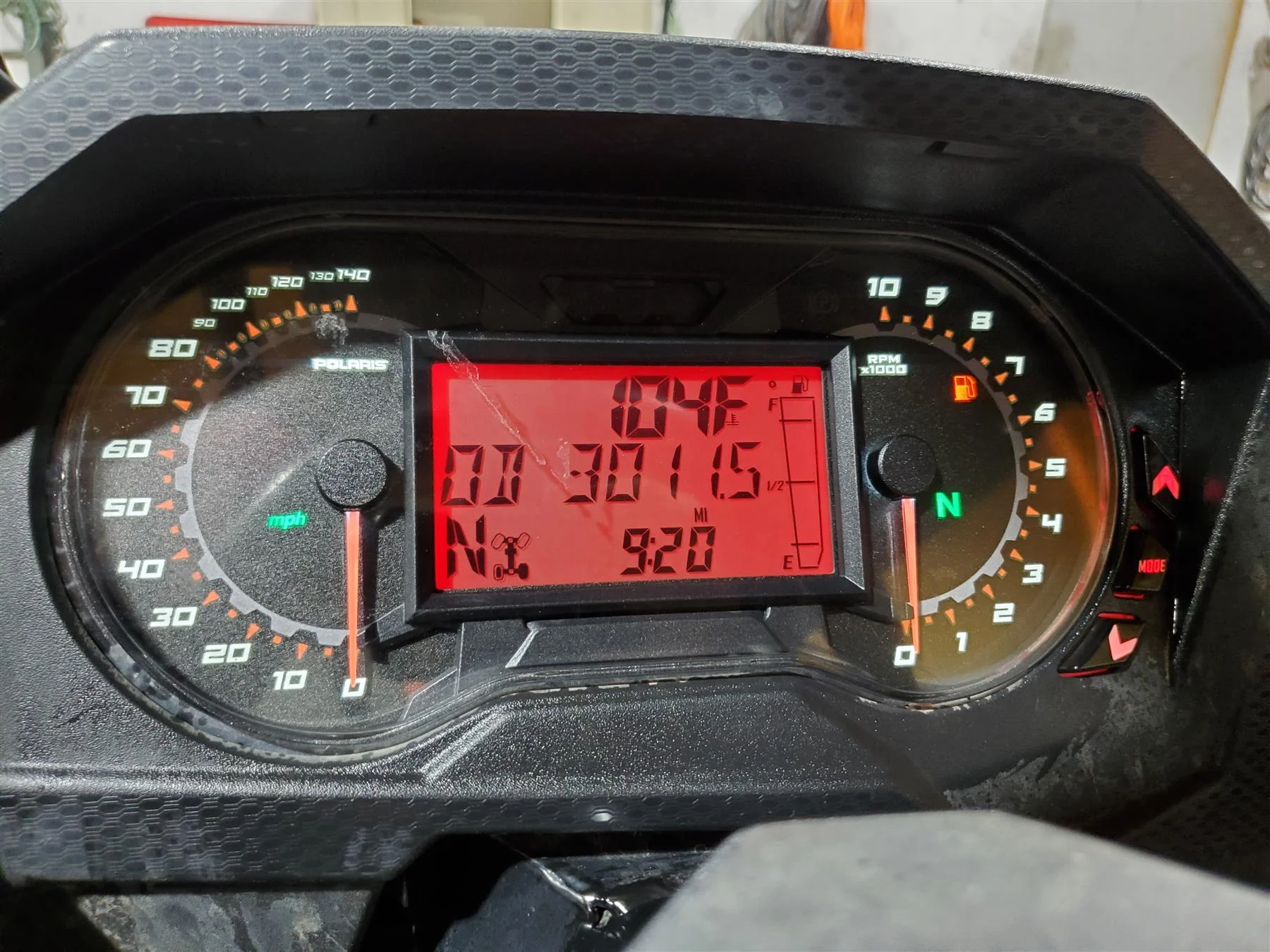 2019 Polaris RZR XP 1000 Highlifter Speedometer Gauge Instrument 3k 3280786 - Image 2