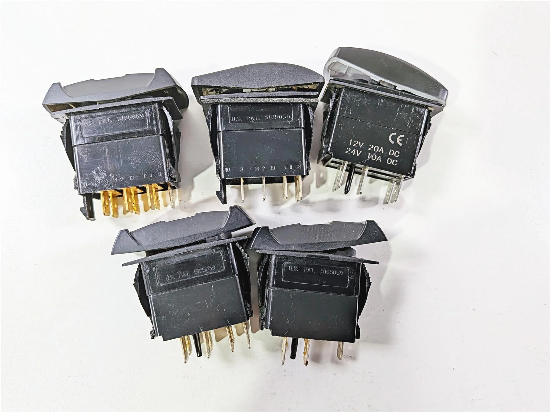 2019 Polaris RZR XP Turbo S Dynamics Ignition Key Switches Set 4016058 4018546 - Image 10