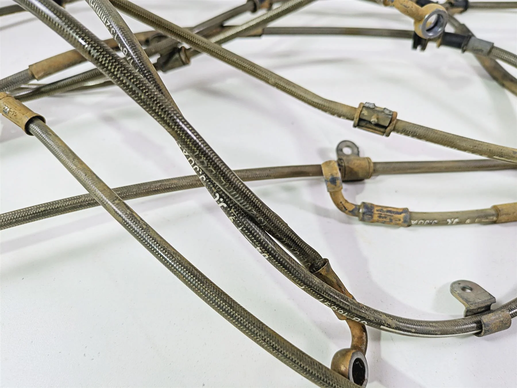 2019 Polaris RZR XP Turbo S Front Rear Brake Line Set 1913310 1913312 - Image 9