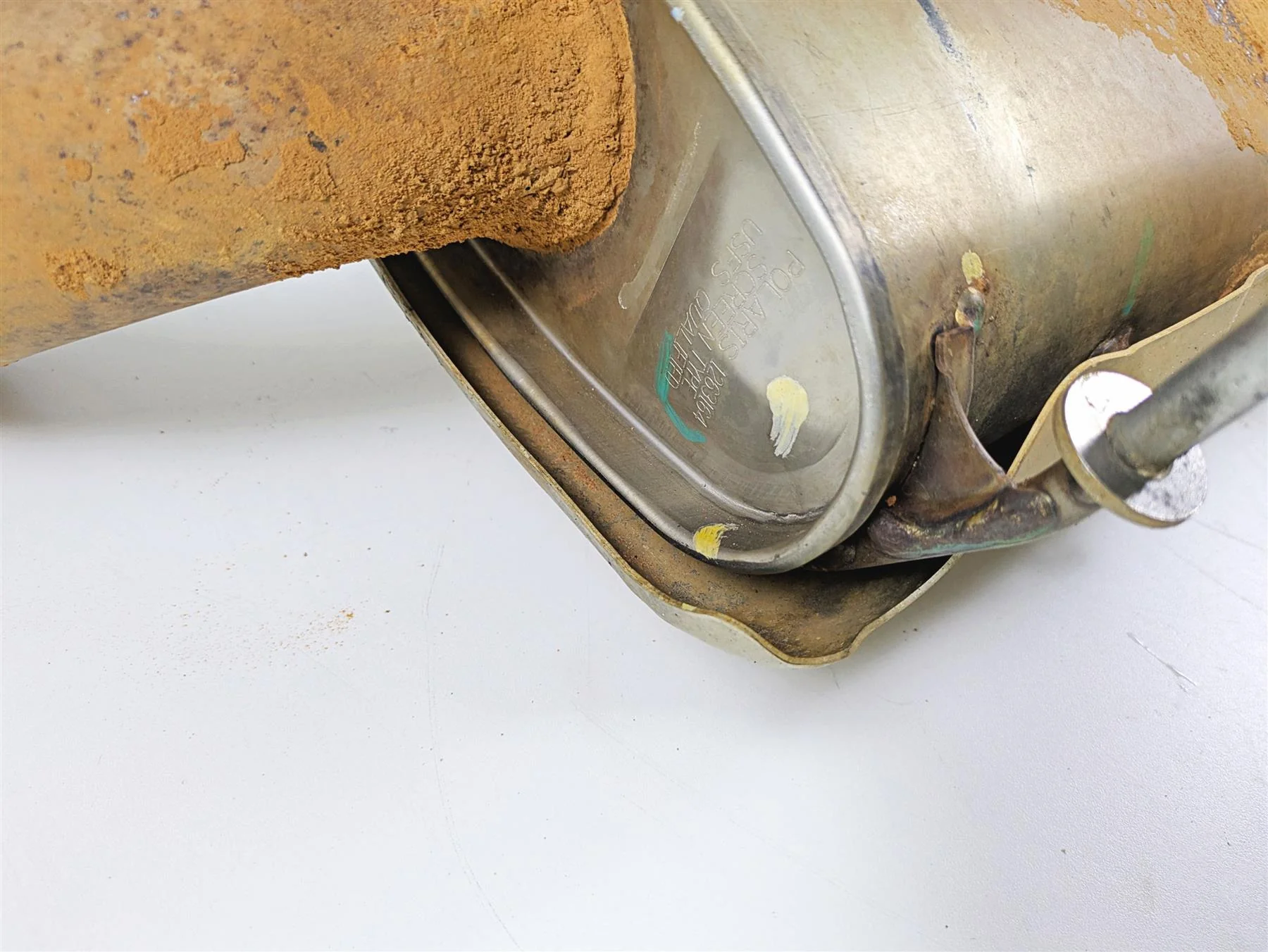 2019 Polaris RZR XP Turbo S Stock Exhaust Pipe Muffler 1263164 - Image 8