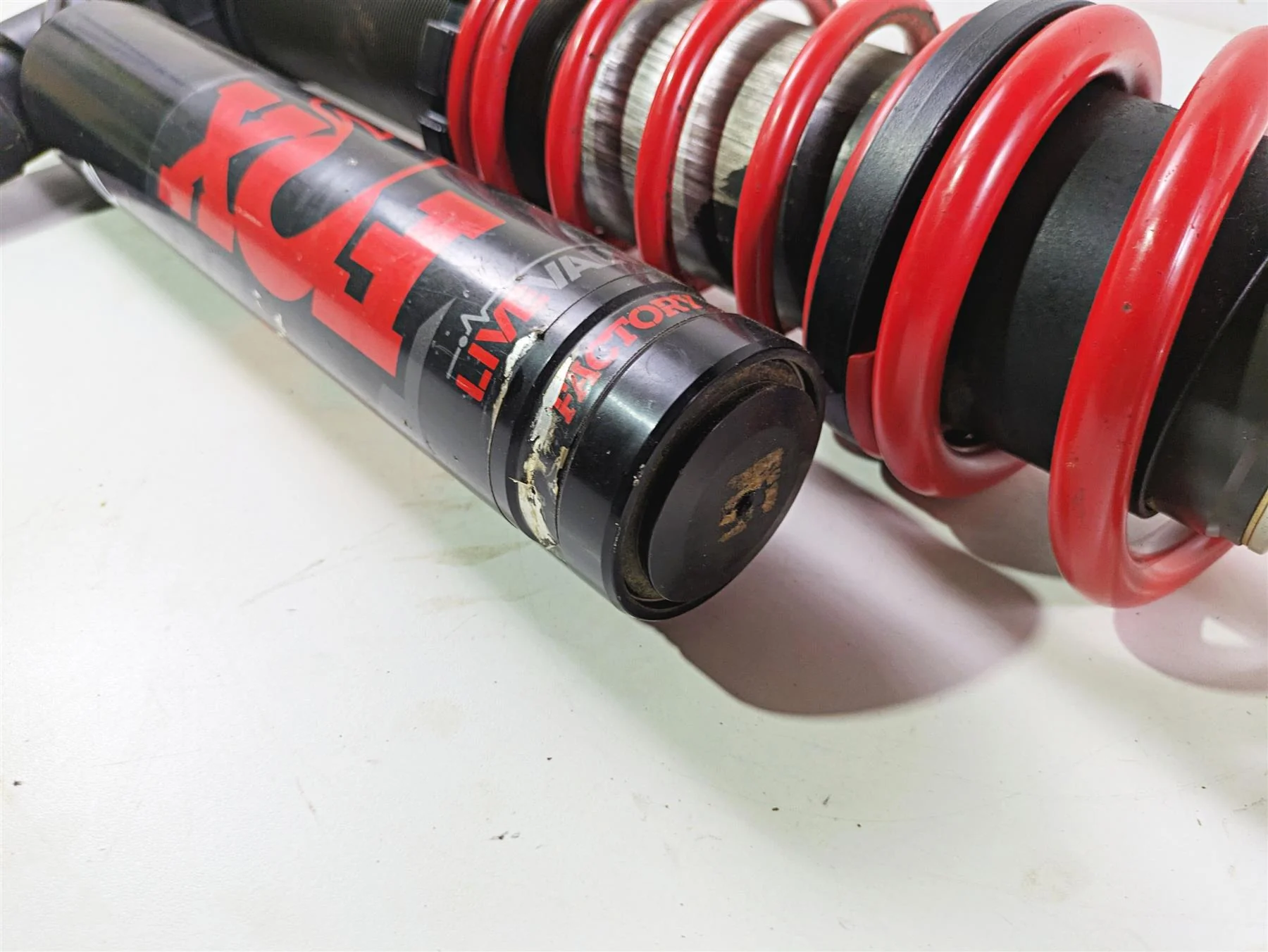 2019 Polaris RZR XP Turbo S Straight Fox Rear Left Shock Damper 7045404 - Image 8