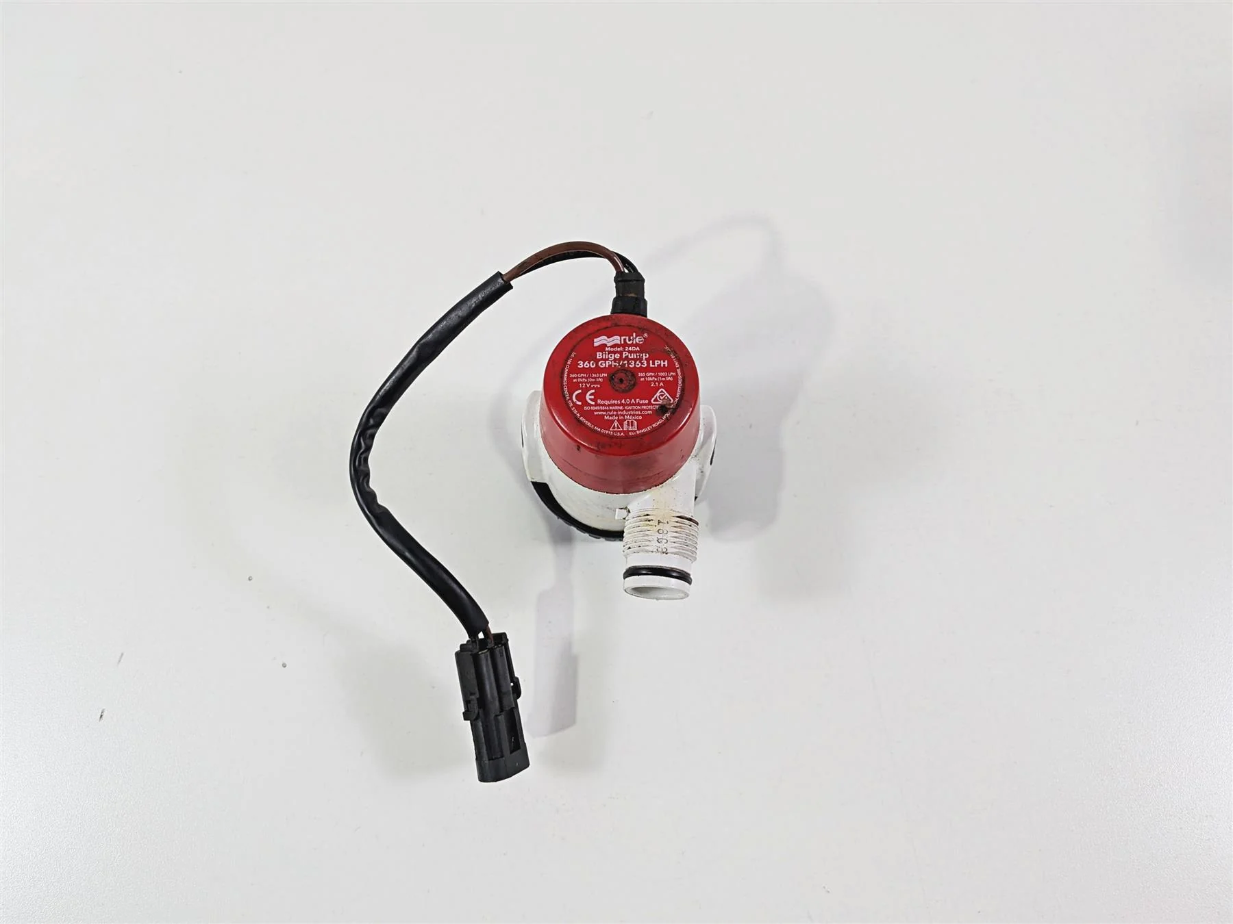 2019 Sea-Doo Spark 900 Trixx Rule Bilge Pump 24DA + Wiring Set 278003483