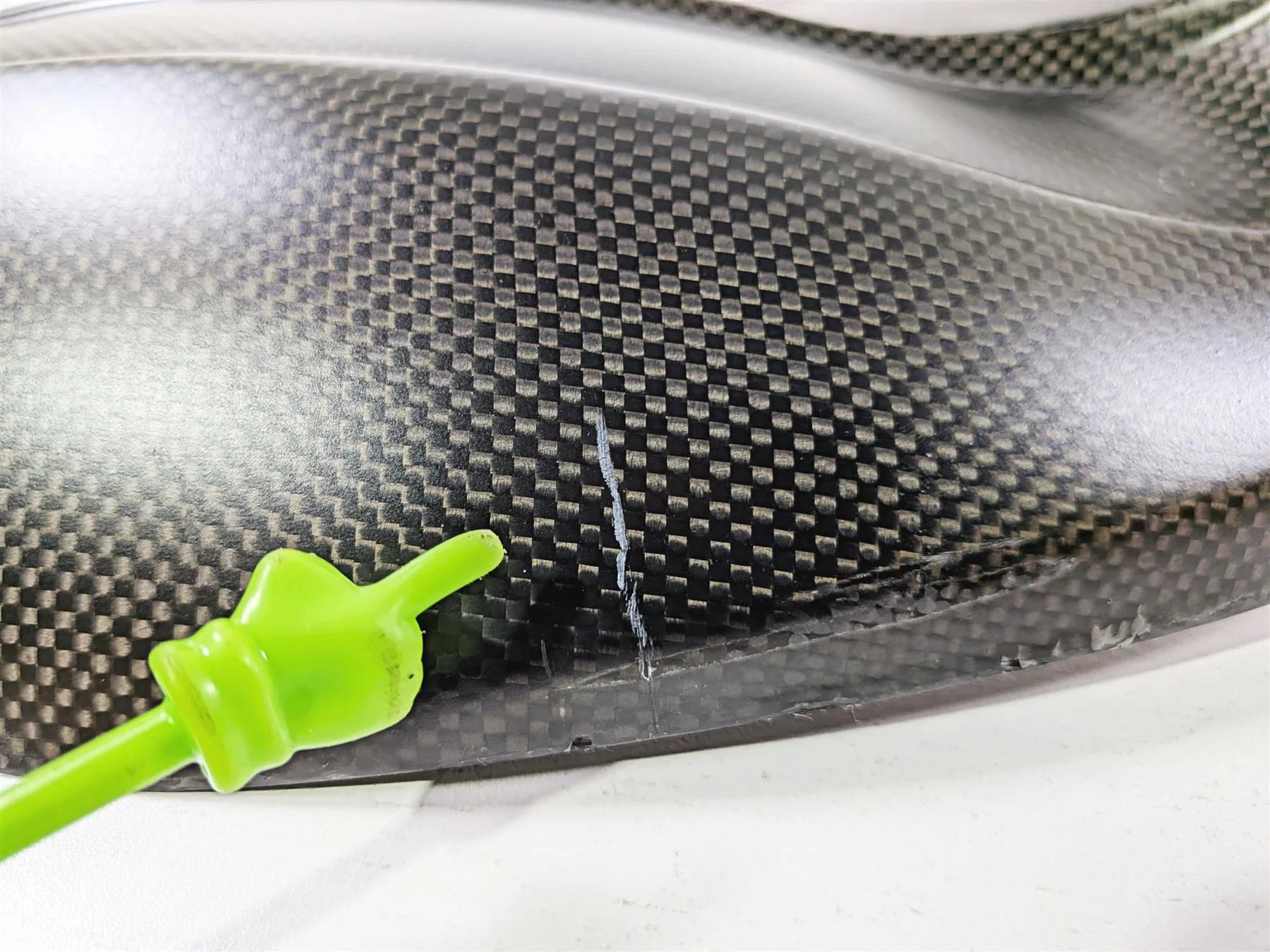 2019 Triumph Speed Triple RS 1050 Carbon Fiber Rear Fender Mud Guard - Image 10