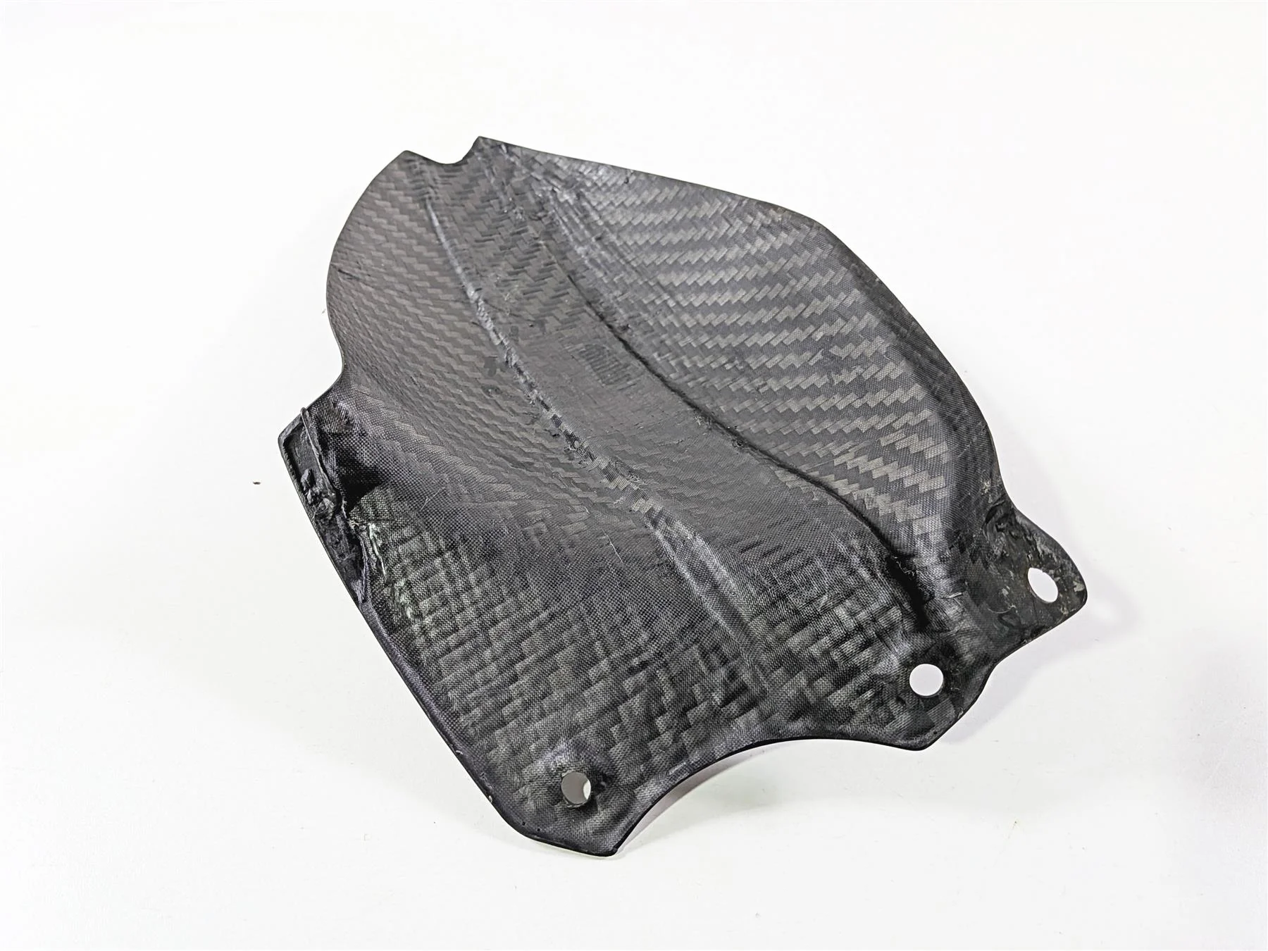 2019 Triumph Speed Triple RS 1050 Carbon Fiber Rear Fender Mud Guard - Image 7