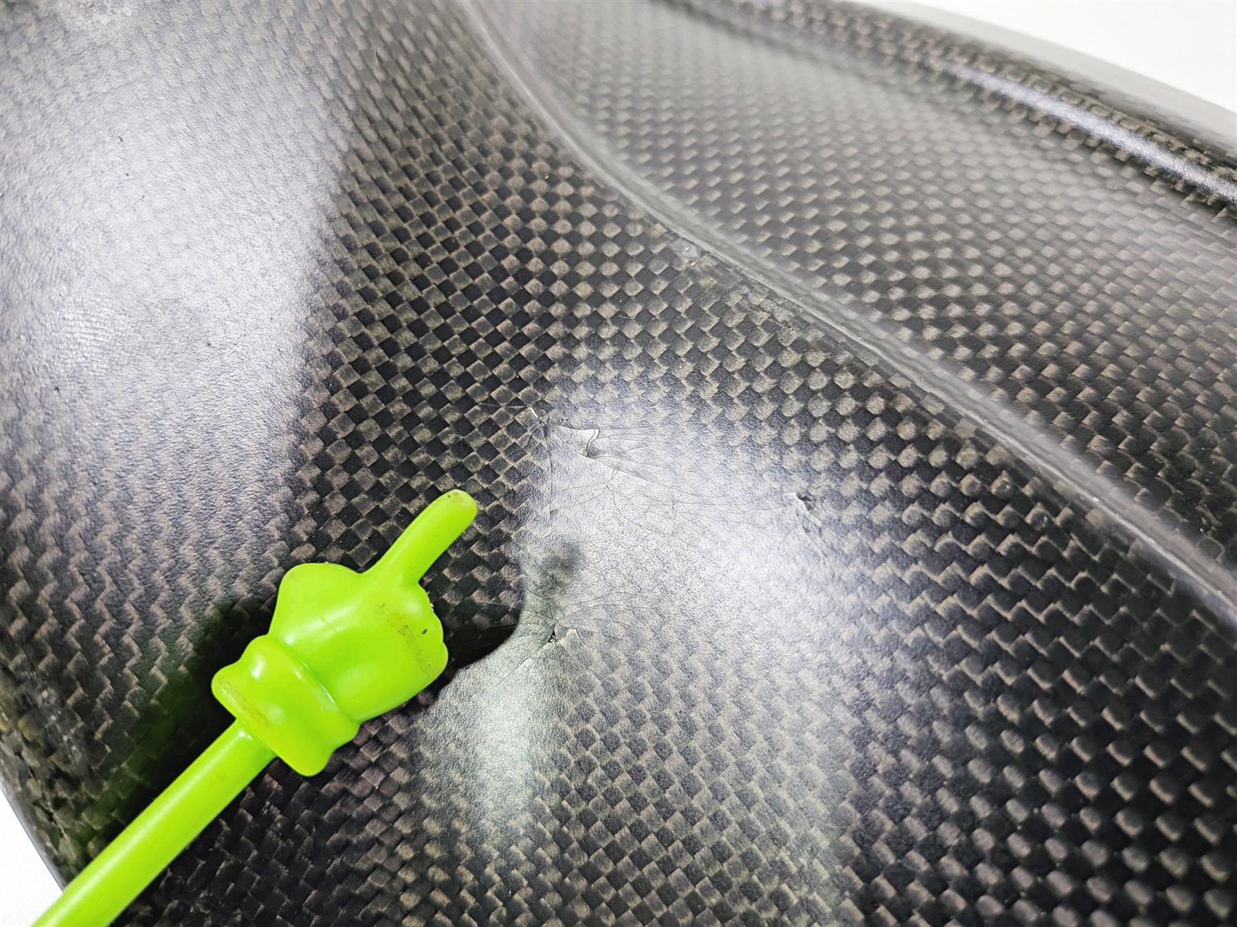 2019 Triumph Speed Triple RS 1050 Carbon Fiber Rear Fender Mud Guard - Image 8