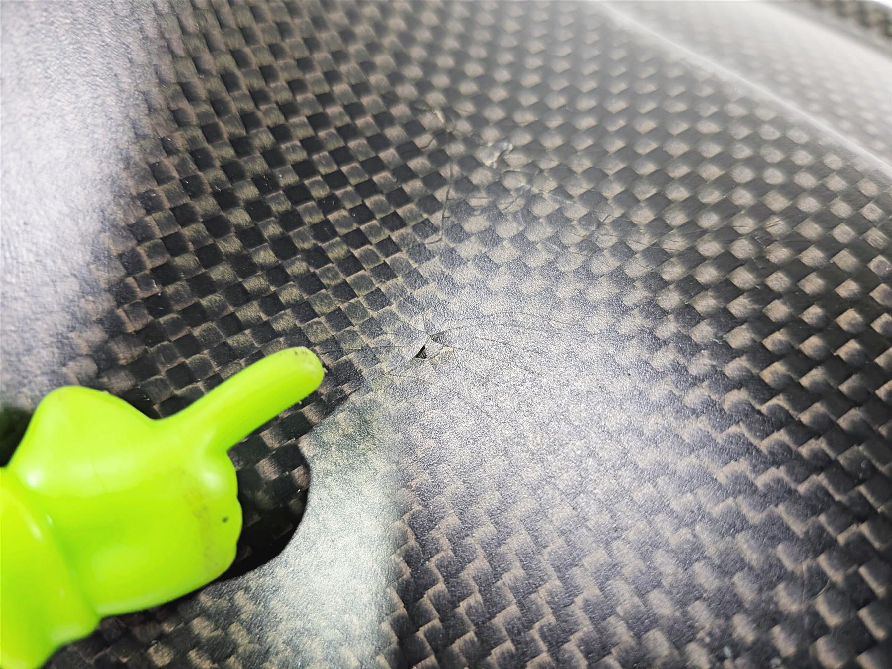 2019 Triumph Speed Triple RS 1050 Carbon Fiber Rear Fender Mud Guard - Image 9