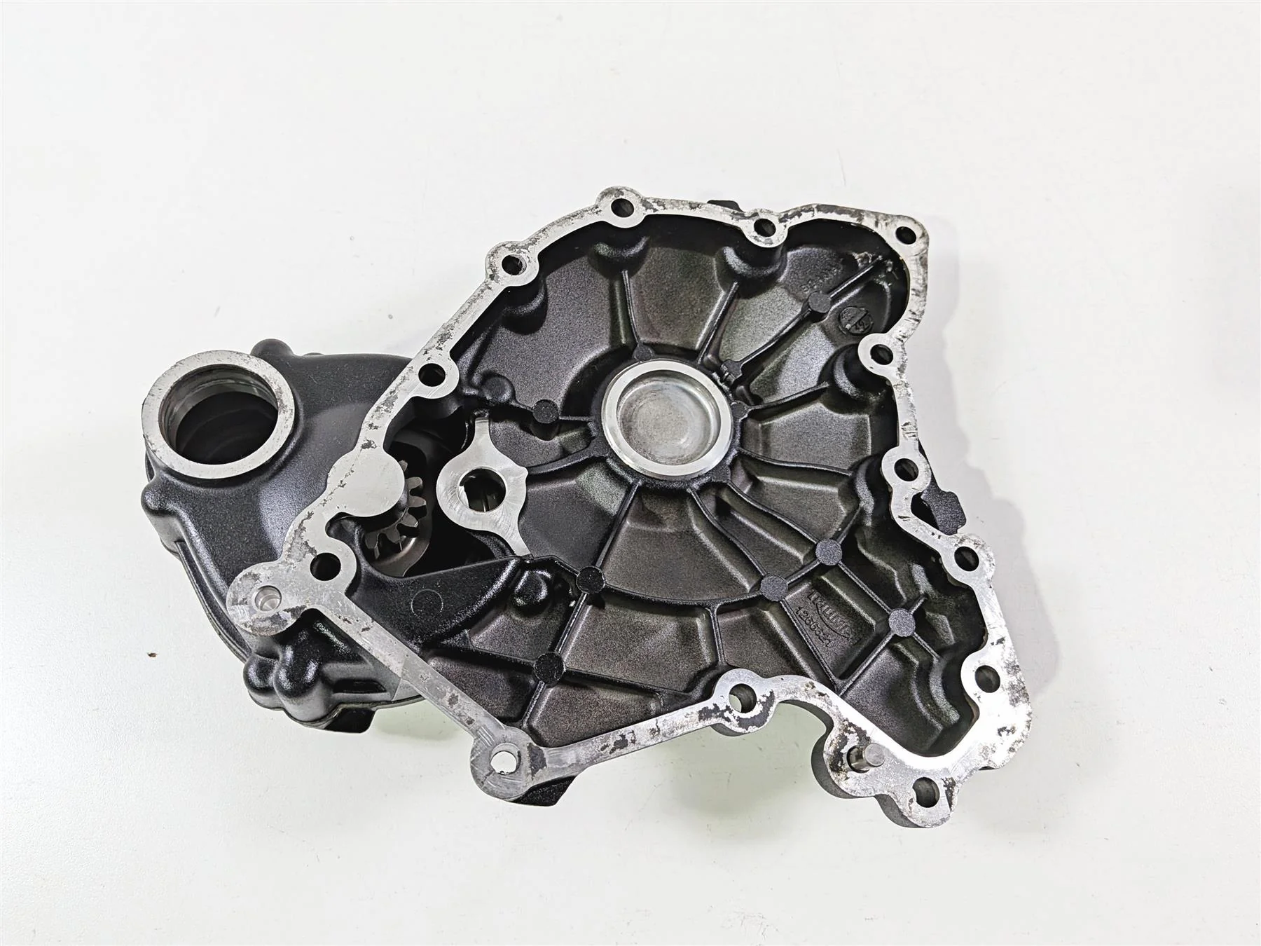 2019 Triumph Speed Triple RS 1050 Engine Side Crank Timing Cover T1266621 - Image 7