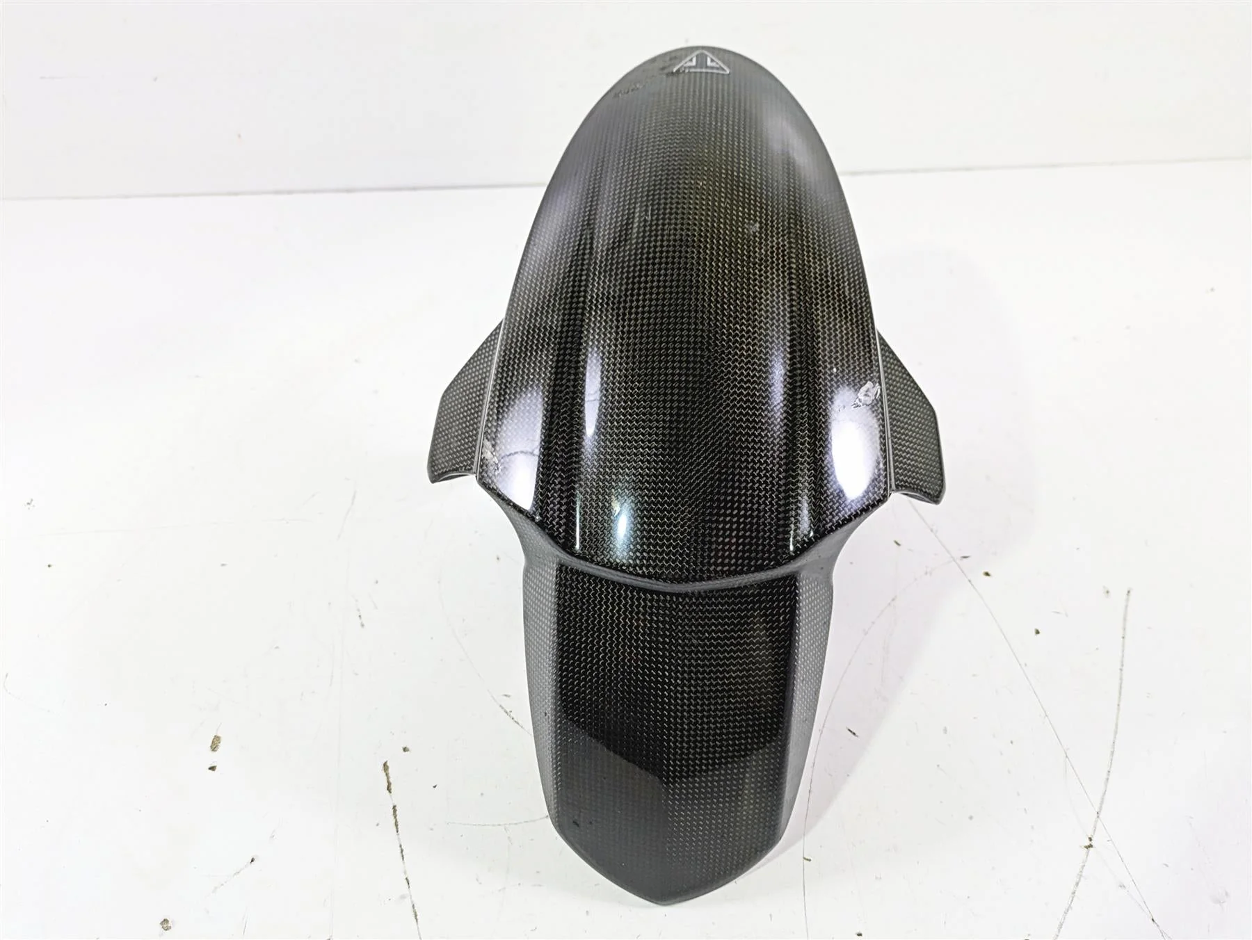 2019 Triumph Speed Triple RS 1050 Front Carbon Fiber Fender READ T2306626 - Image 4