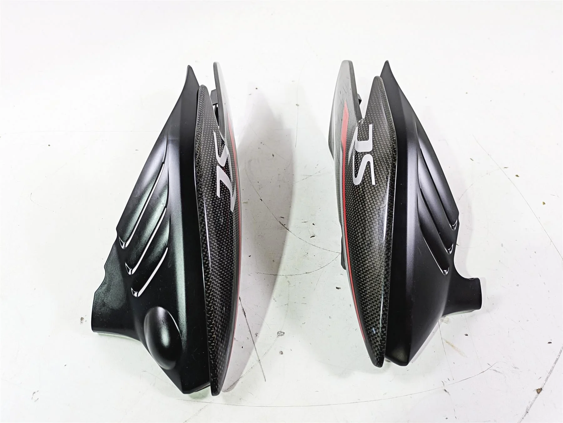 2019 Triumph Speed Triple RS 1050 Left Right Carbon Fiber Fairing Cover T2103002 - Image 12