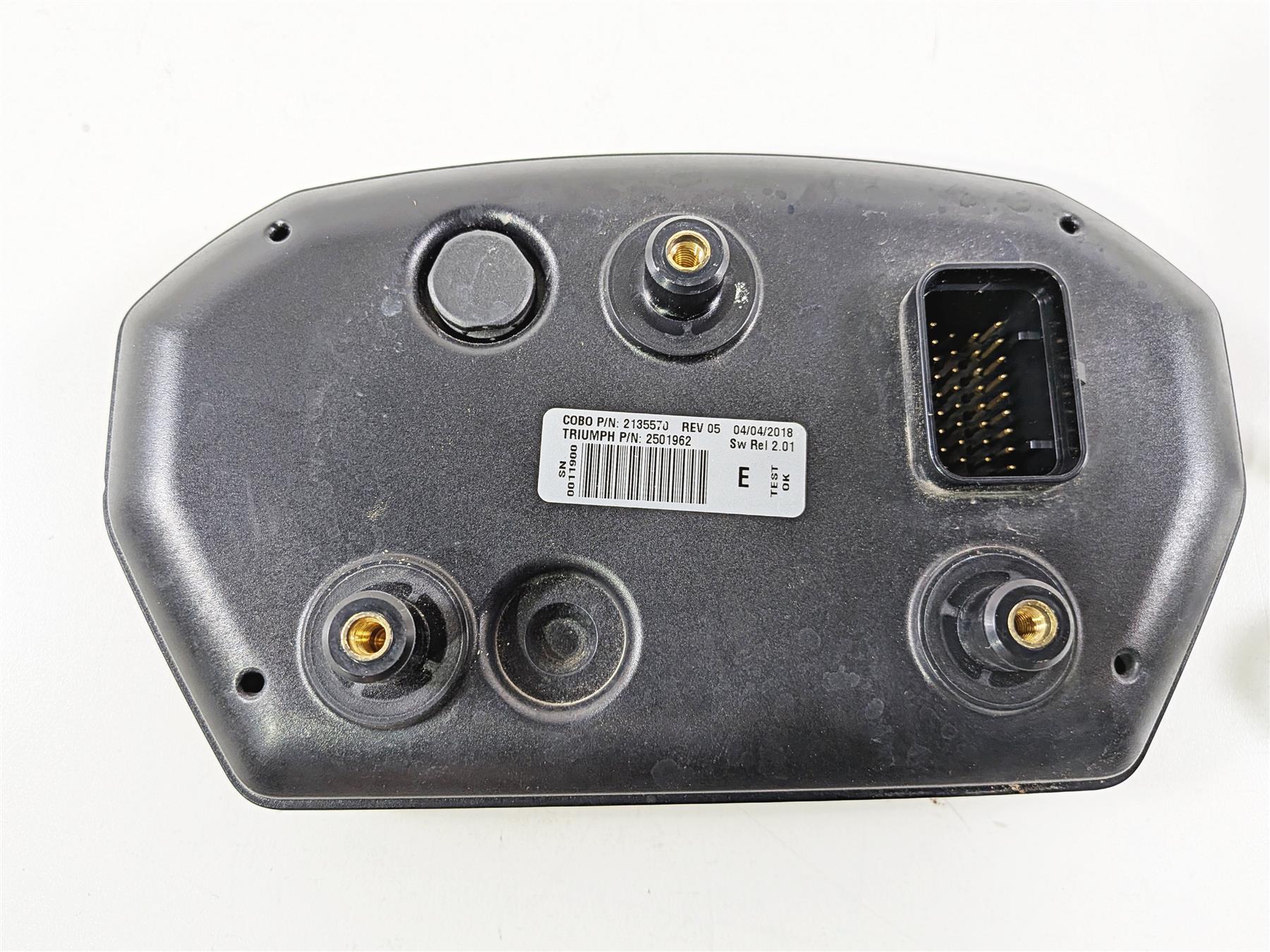 2019 Triumph Speed Triple RS 1050 Speedometer Dash Instrument 11K TFT T2508462 - Image 10