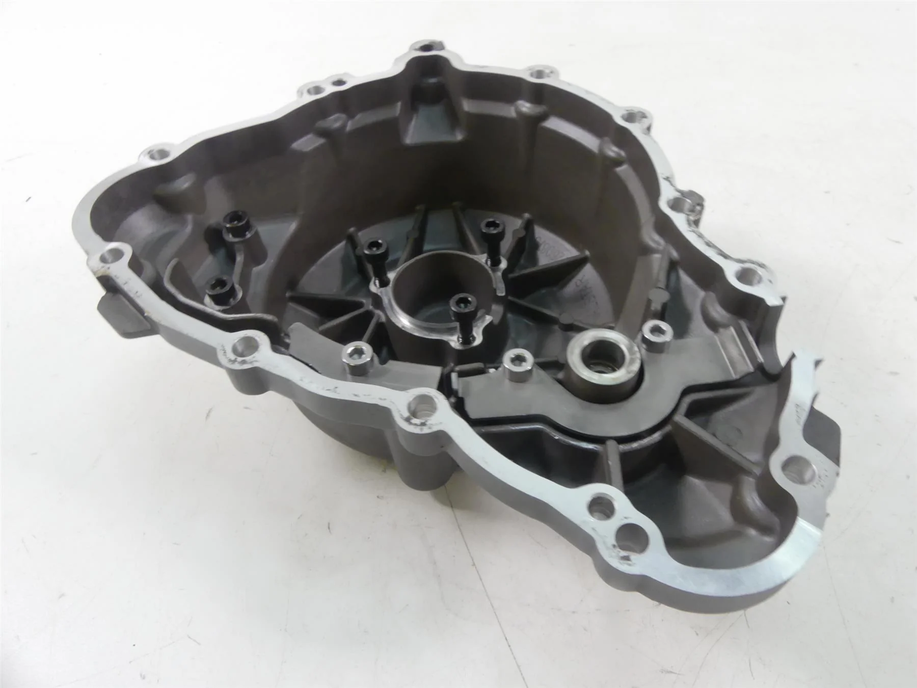 2019 Triumph Street Triple 765R Engine Side Alternator Stator Cover T1260875 - Image 5
