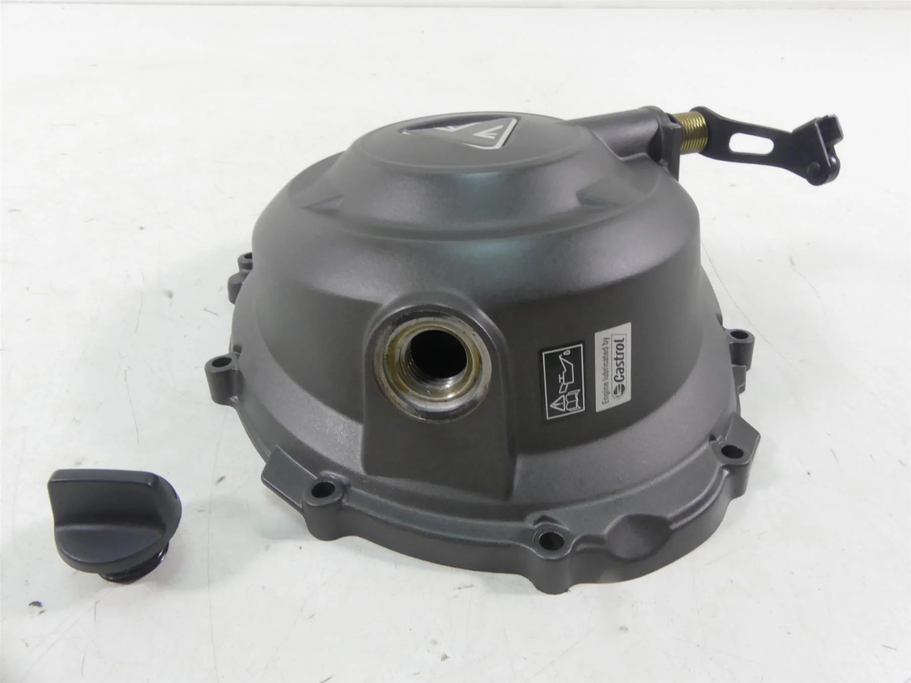 2019 Triumph Street Triple 765R Engine Side Clutch Cover T1260457 - Image 6