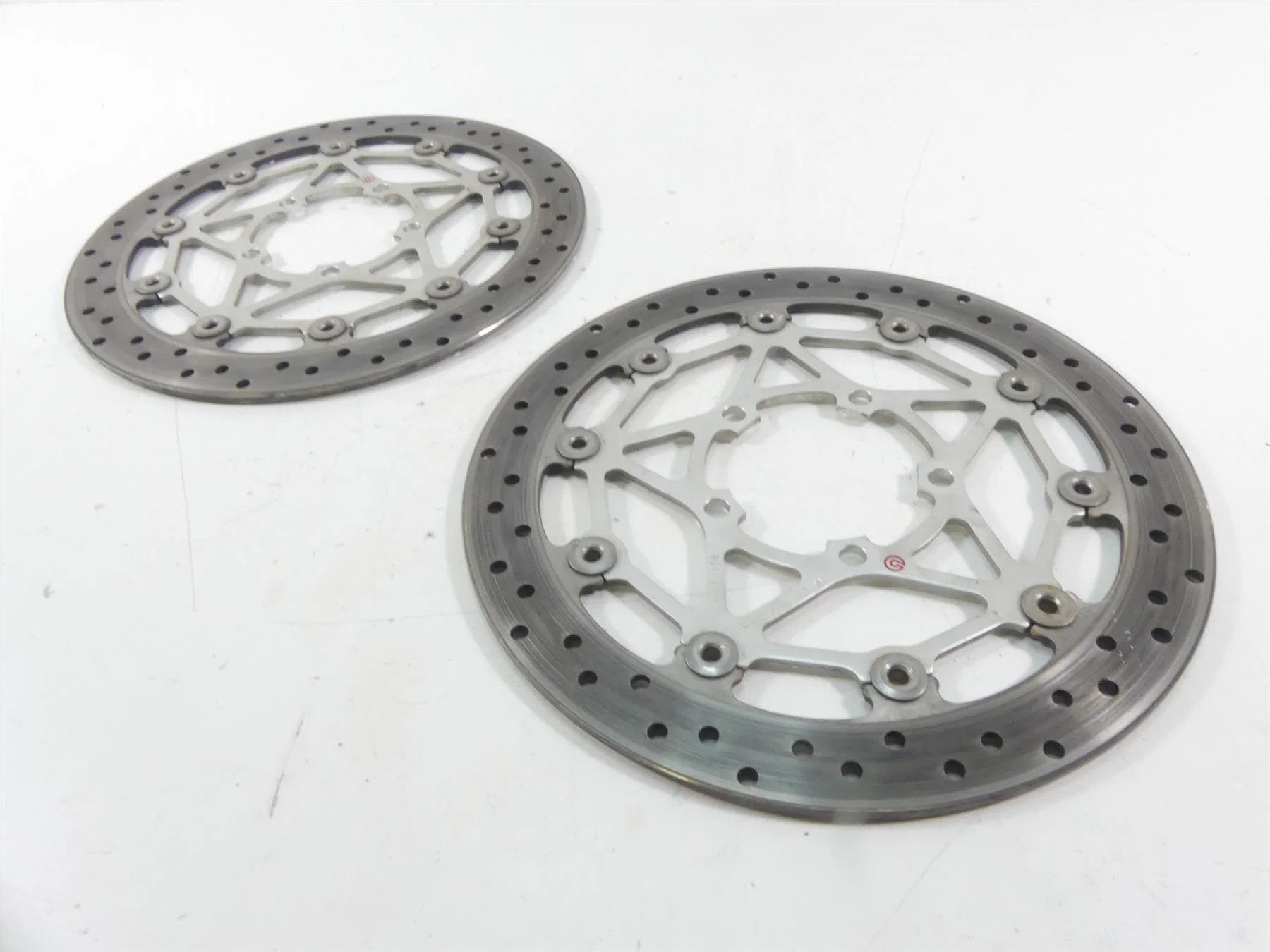 2019 Triumph Street Triple 765R Front Brake Disc Rotors T2022080 - Image 4