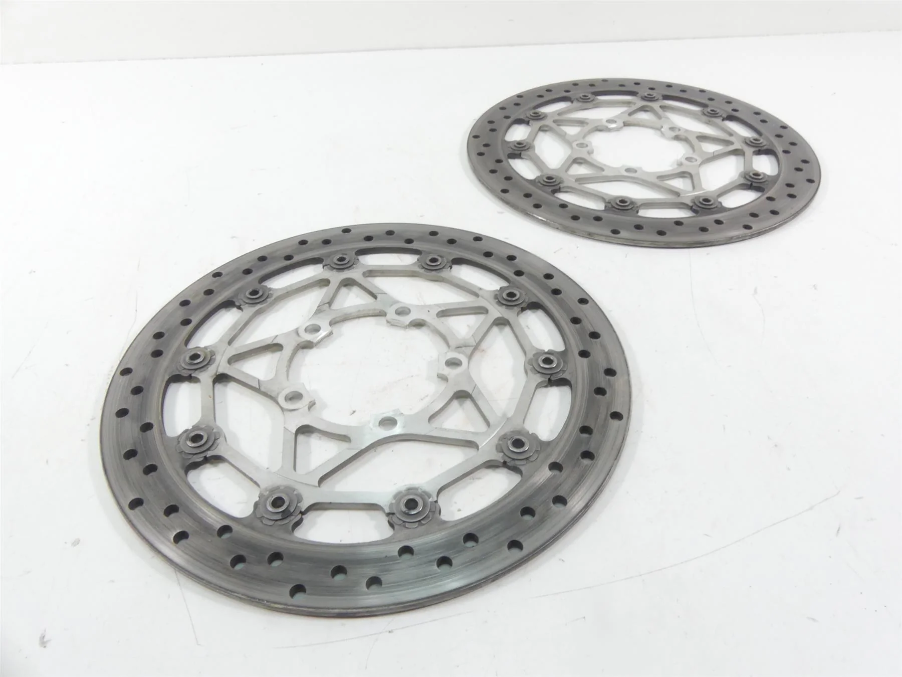 2019 Triumph Street Triple 765R Front Brake Disc Rotors T2022080 - Image 8