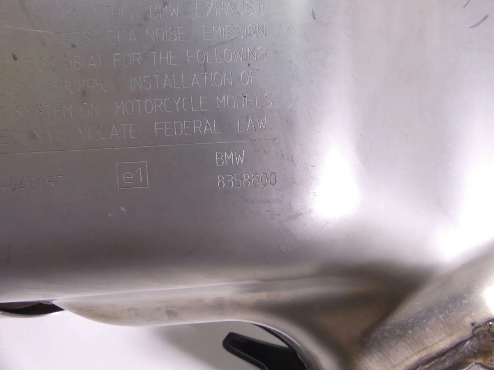 2020 BMW F900 R F900R K83 Exhaust Pipe Silencer Muffler 8358800 8565022 - Image 12