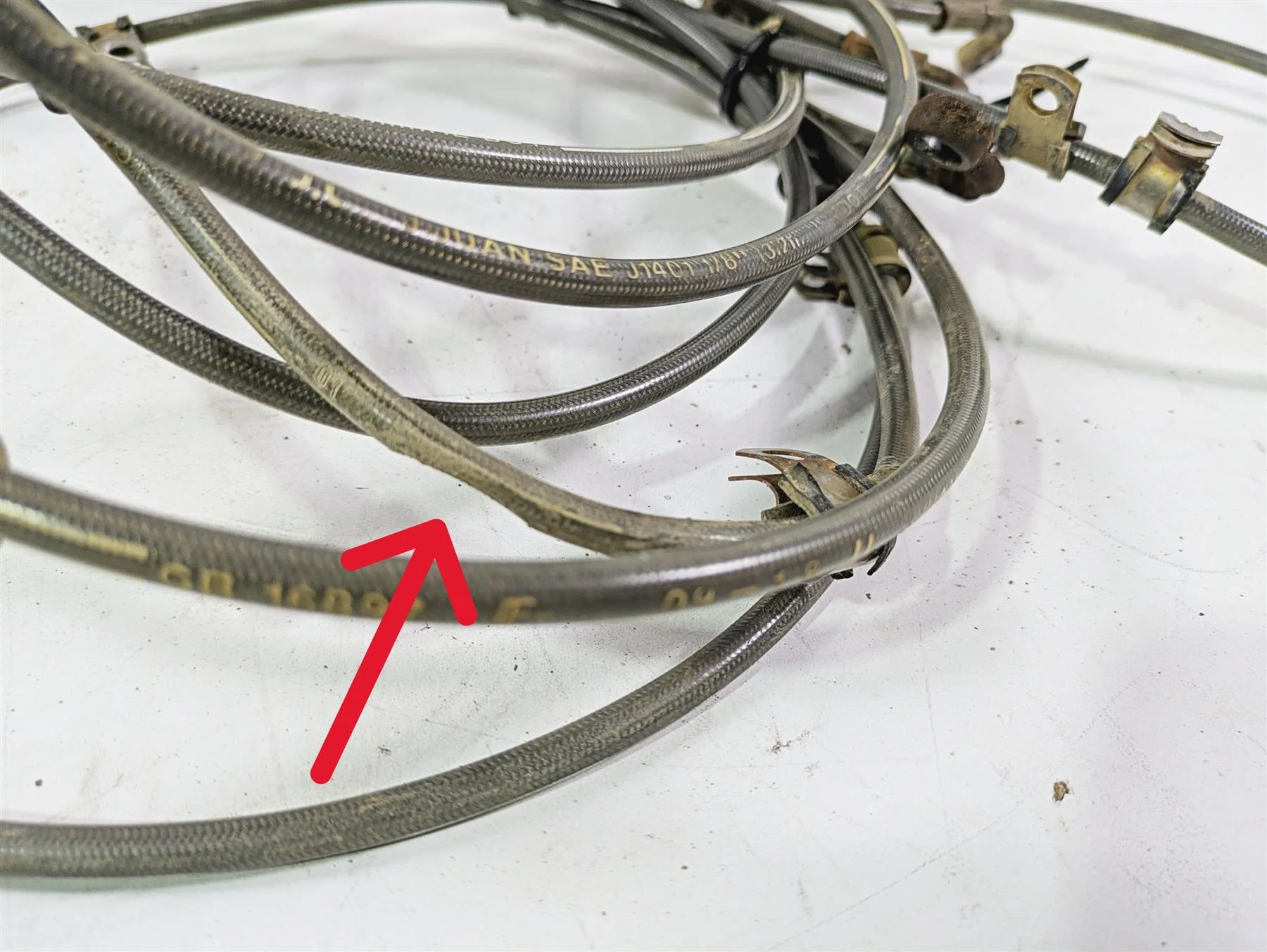 2020 Can Am Maverick X3 Turbo R STD Full Brake Line Set - Read 705601493 - Image 8