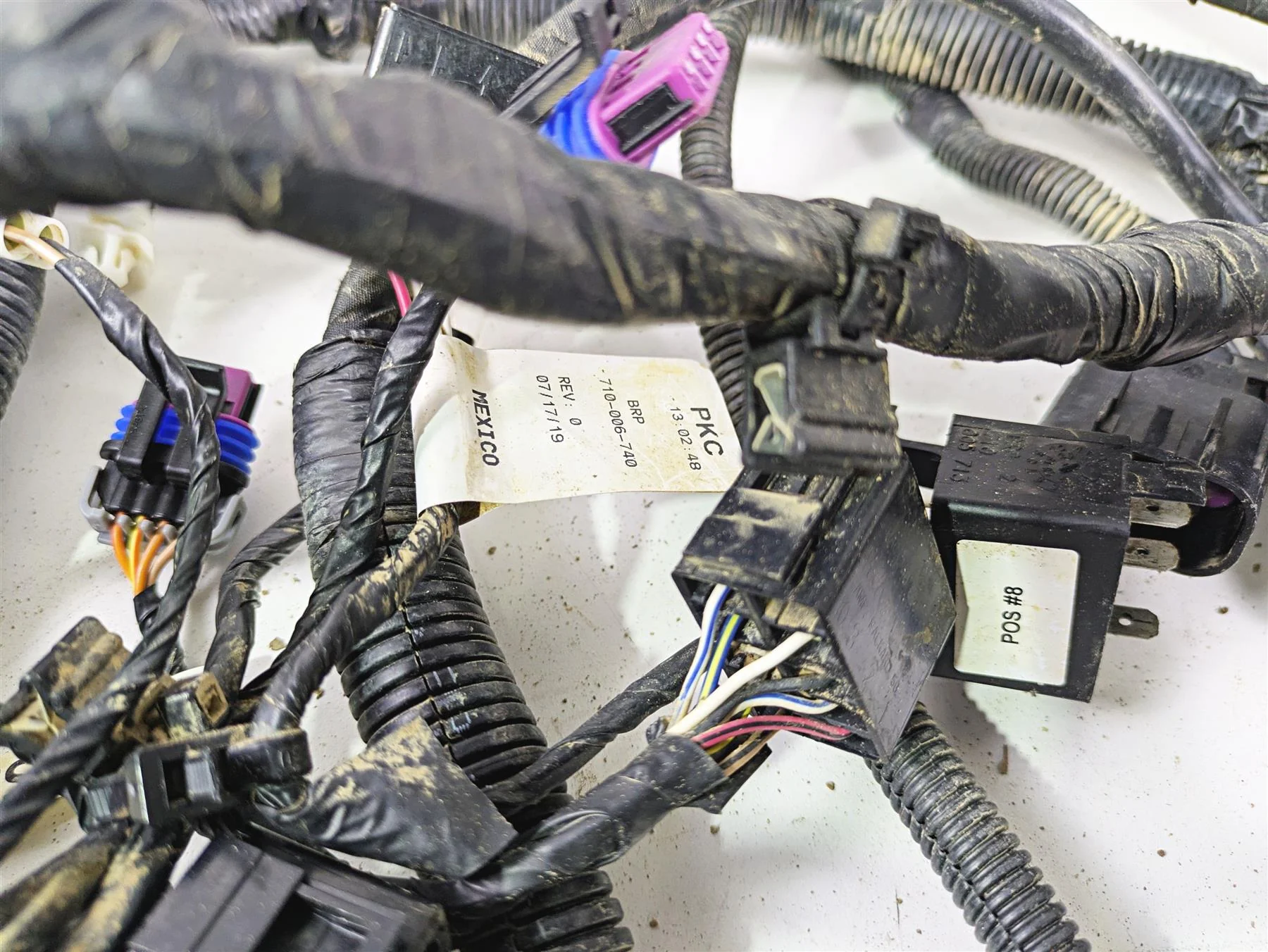 2020 Can Am Maverick X3 Turbo R STD Main Wiring Harness Loom - No Cut 710006658 - Image 9