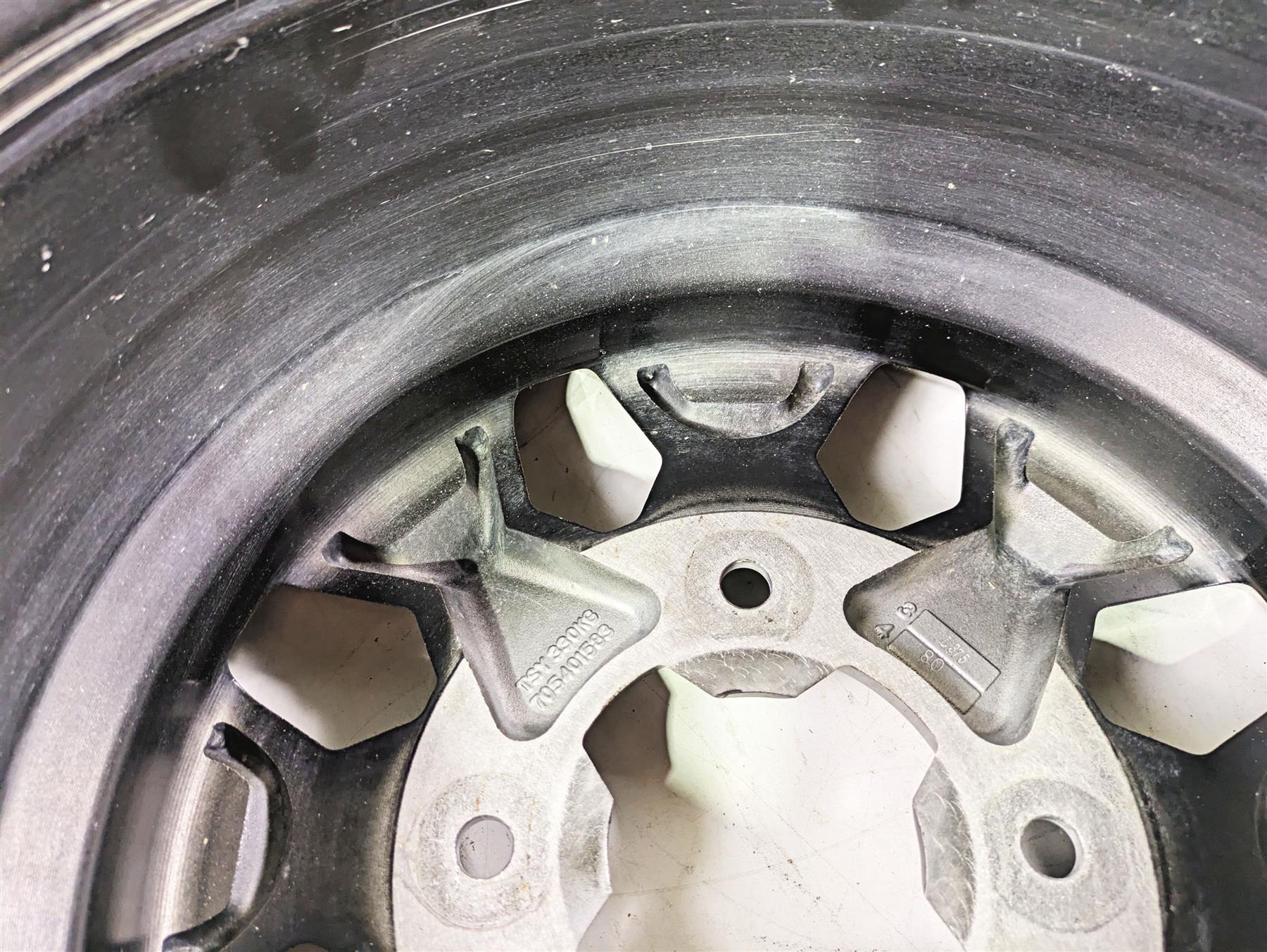 2020 Can Am Maverick X3 Turbo R STD Rear Left 14x7 Stock Wheel Rim 705502493 - Image 11