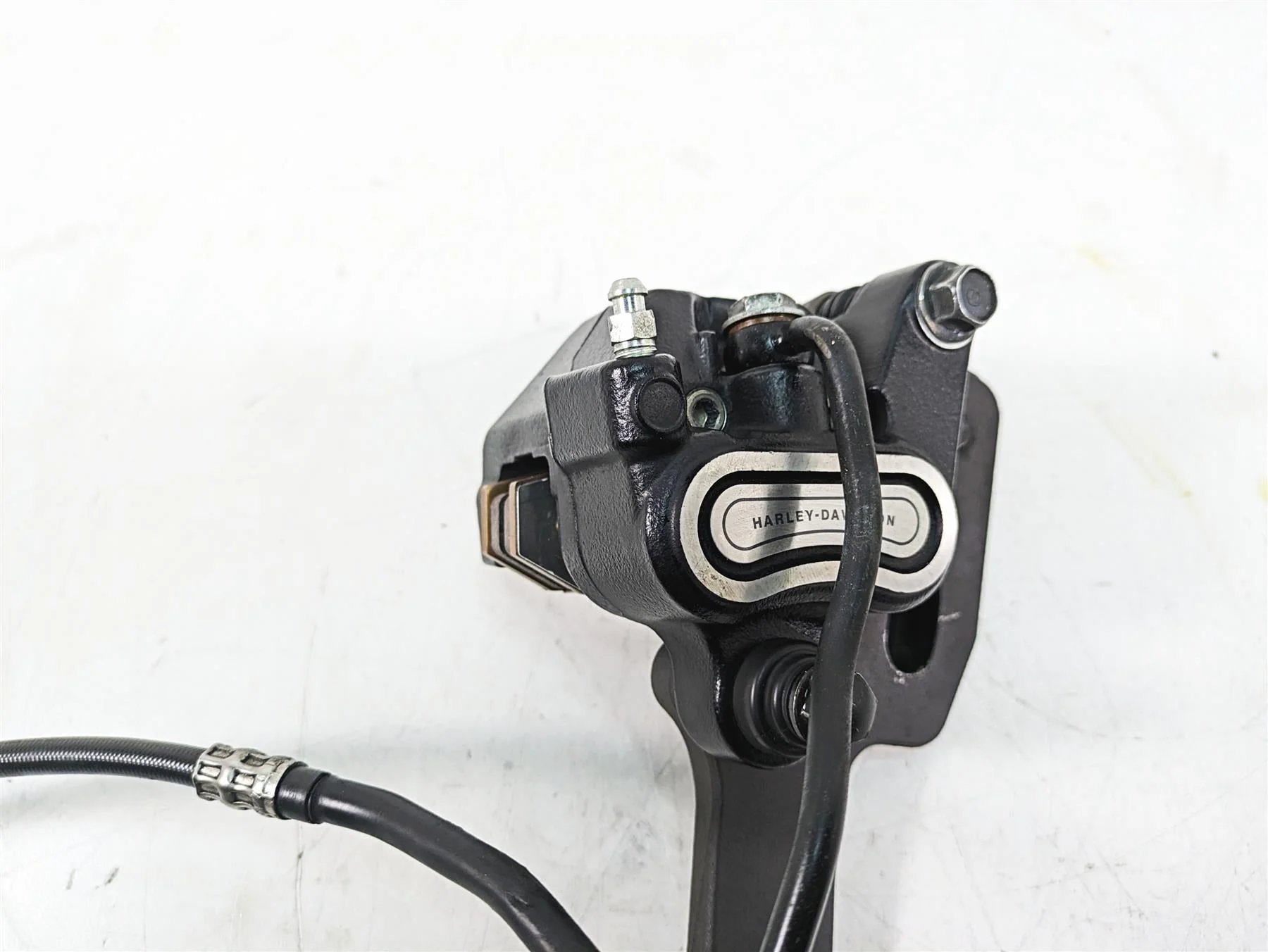2020 Harley Softail FXBB Street Bob Rear Brake Caliper & Bracket 41300192 - Image 3