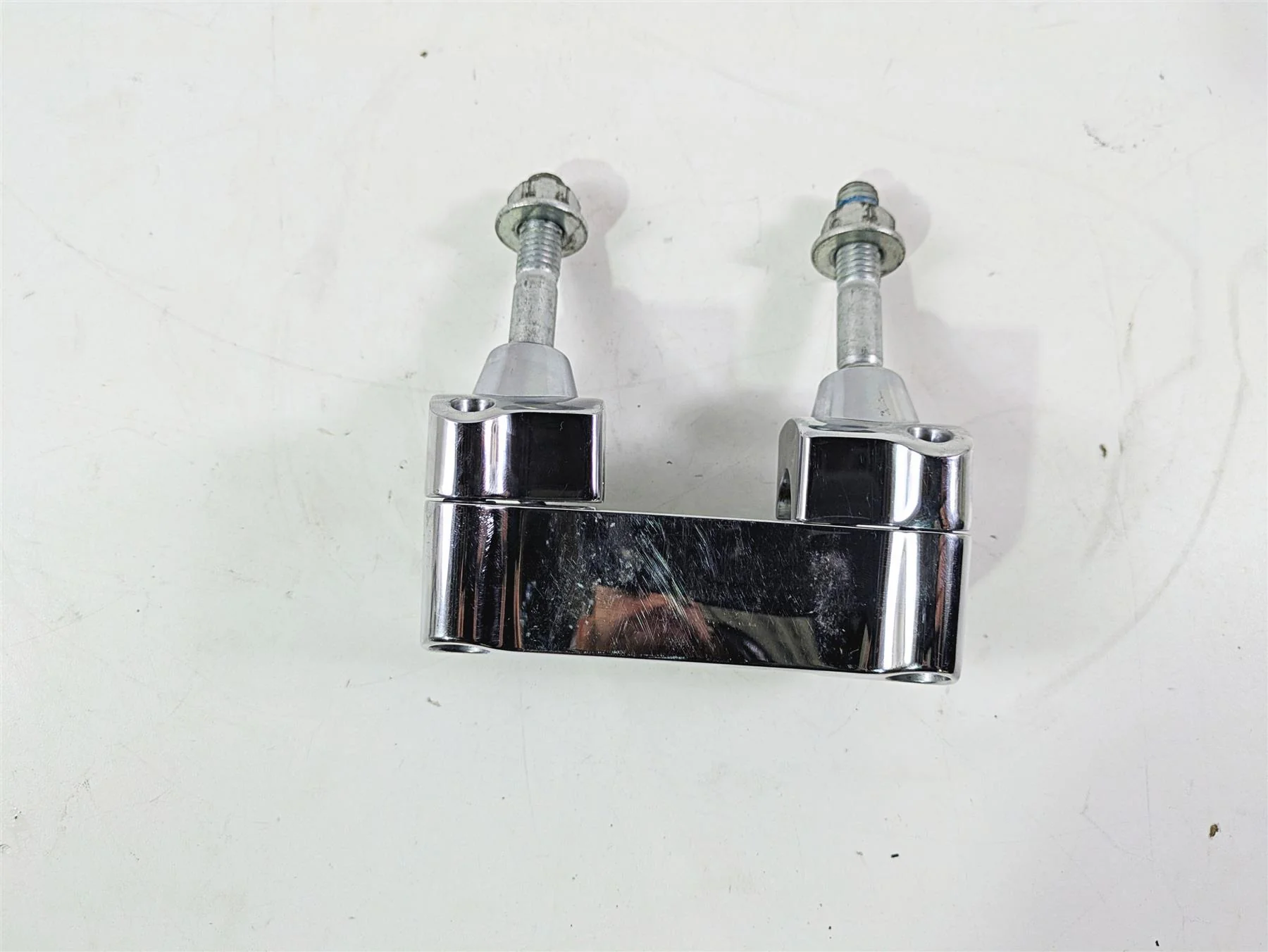 2020 Harley Softail FXST Standard Handlebar Riser Holder Clamp 55900273 - Image 3