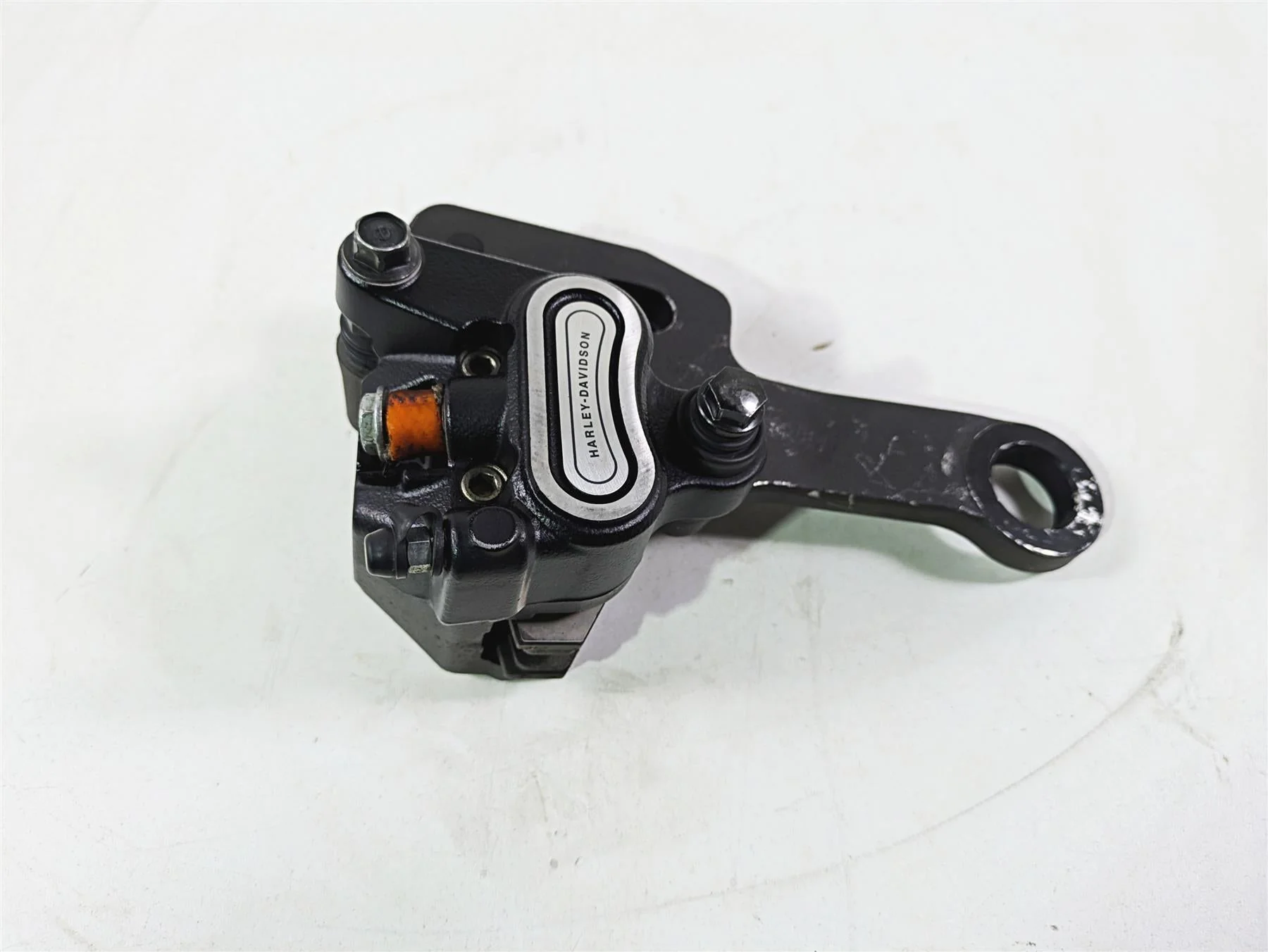 2020 Harley Softail FXST Standard Rear Brake Caliper & Bracket 41300192 - Image 4