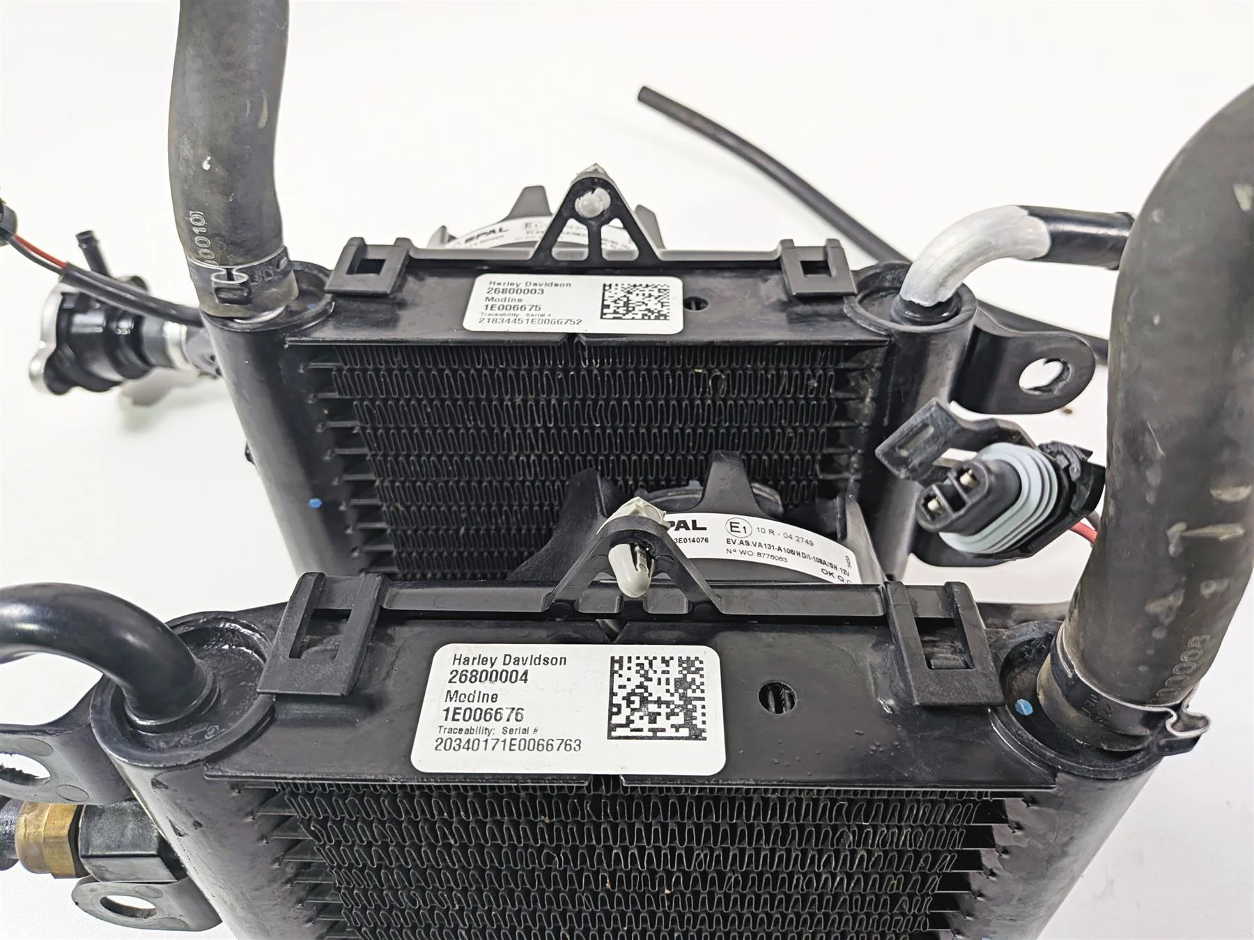 2020 Harley Touring FLTRK Road Glide Left Right Radiator Fan Set 26800004 - Image 7