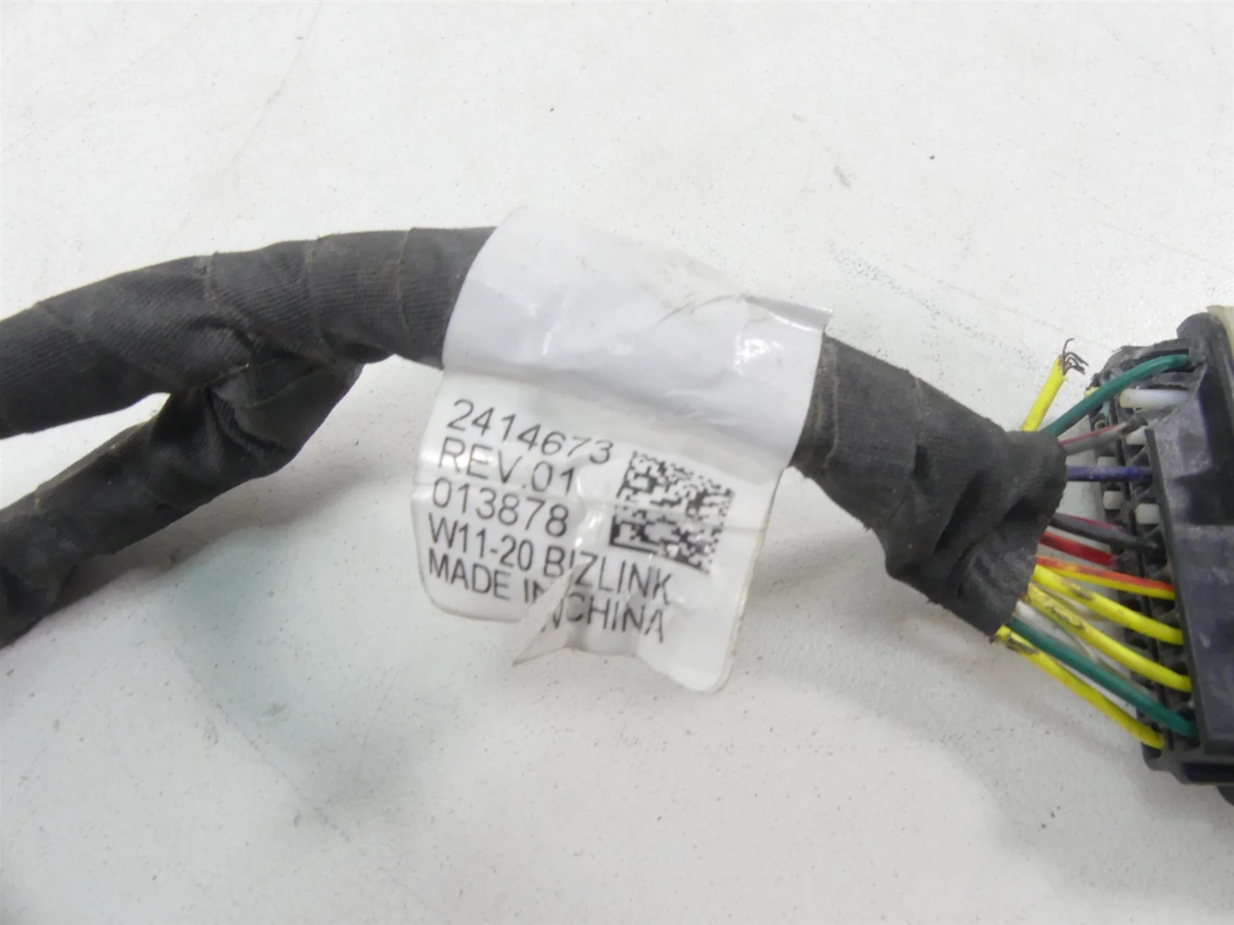 2020 Indian Roadmaster Handlebar Wiring Harness Loom -For Parts 2414673 - Image 7