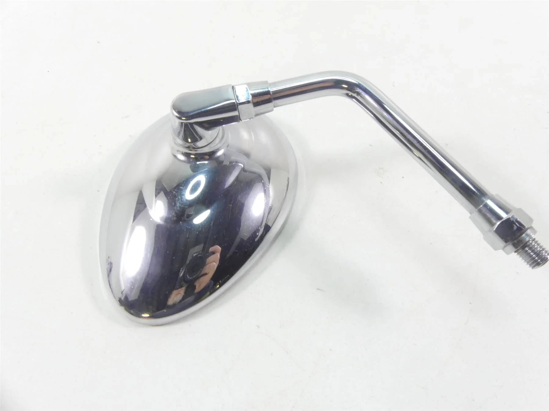 2020 Indian Roadmaster Right Chrome Tear Drop Rear View Mirror 2635789 - Image 2