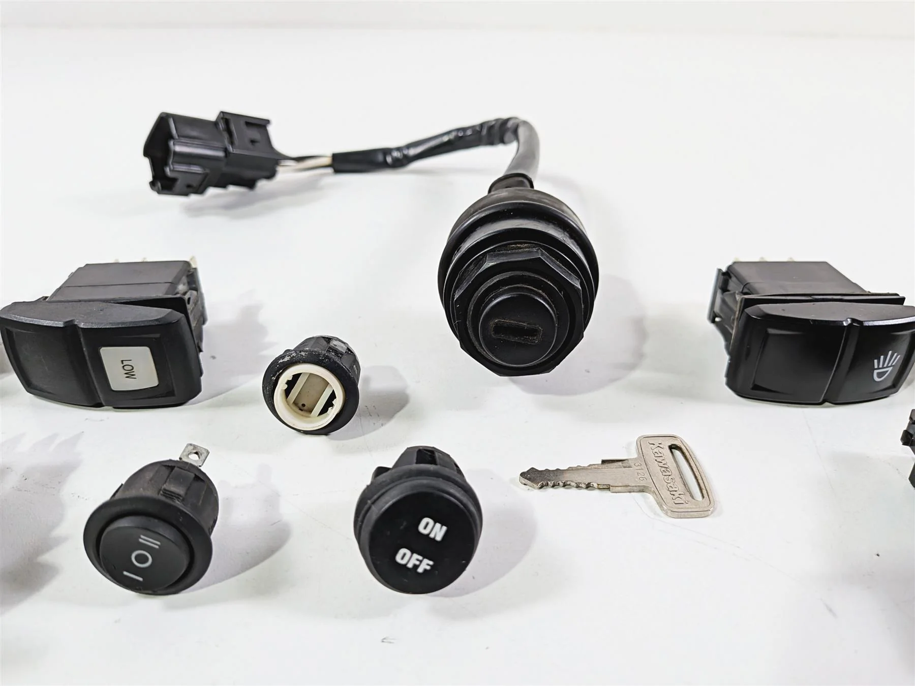 2020 Kawasaki Teryx KRX KRF 1000 All Switch & Ignition Switch Set 27005-0643 - Image 5
