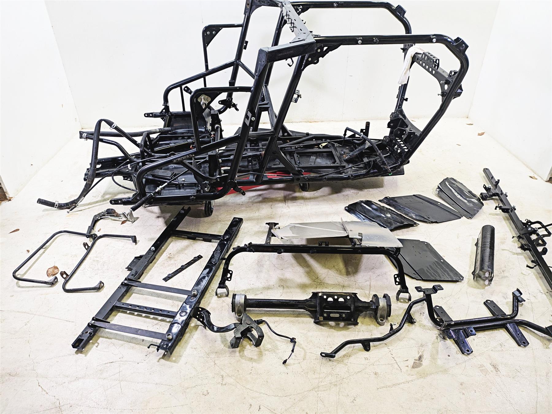 2020 Kawasaki Teryx KRX KRF 1000 Straight Rear Main Frame Chassis With Clear Nevada Title & Salvage History
