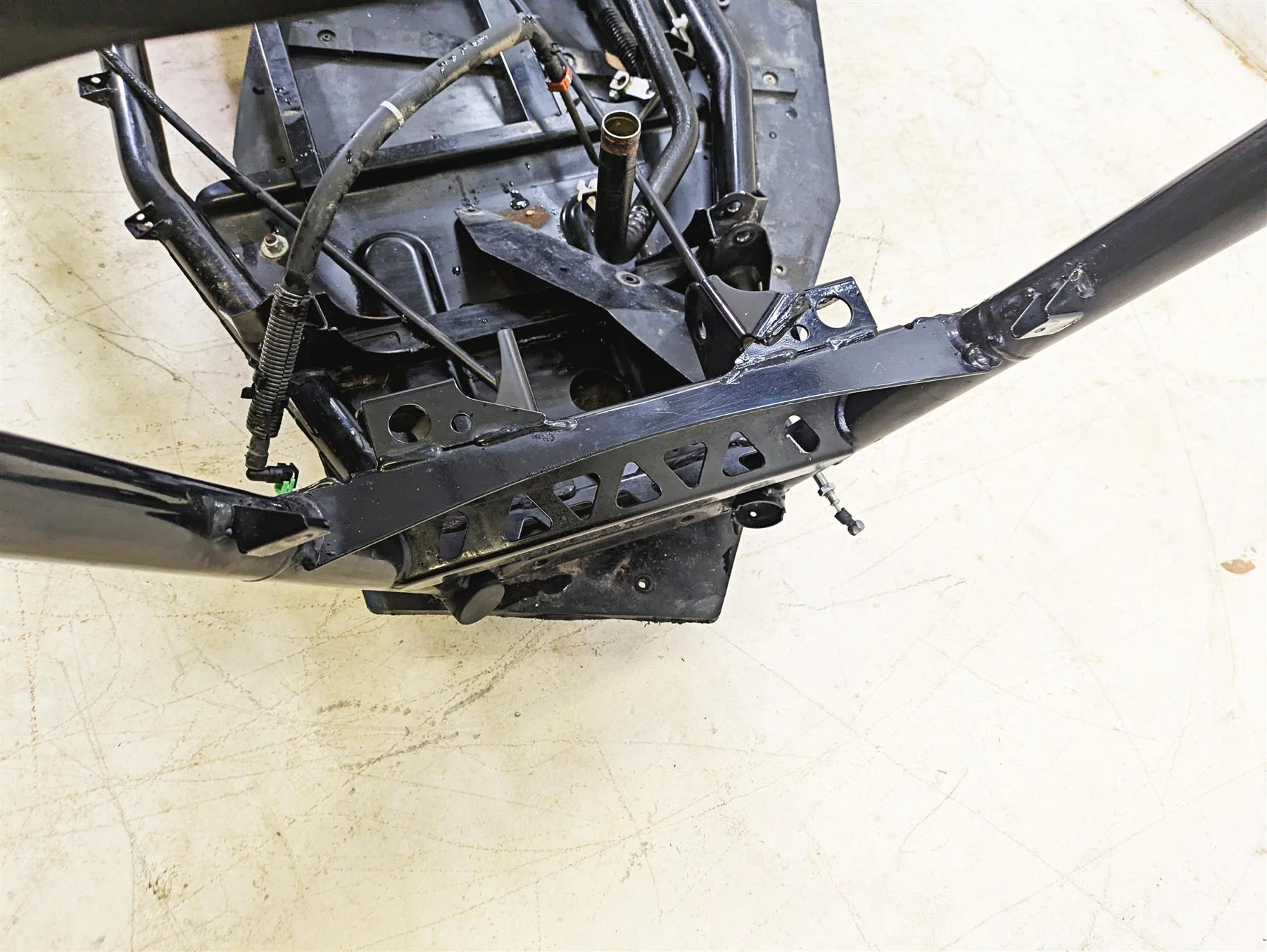 2020 Kawasaki Teryx KRX KRF 1000 Straight Rear Main Frame Chassis With Clear Nevada Title & Salvage History - Image 10