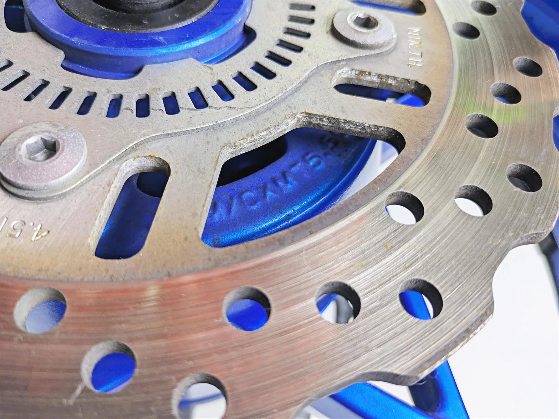 2020 Kawasaki Z900 ZR900 Nice Straight 17x5.5 Rear Wheel Rim Blue 41073-0713-60J - Image 10