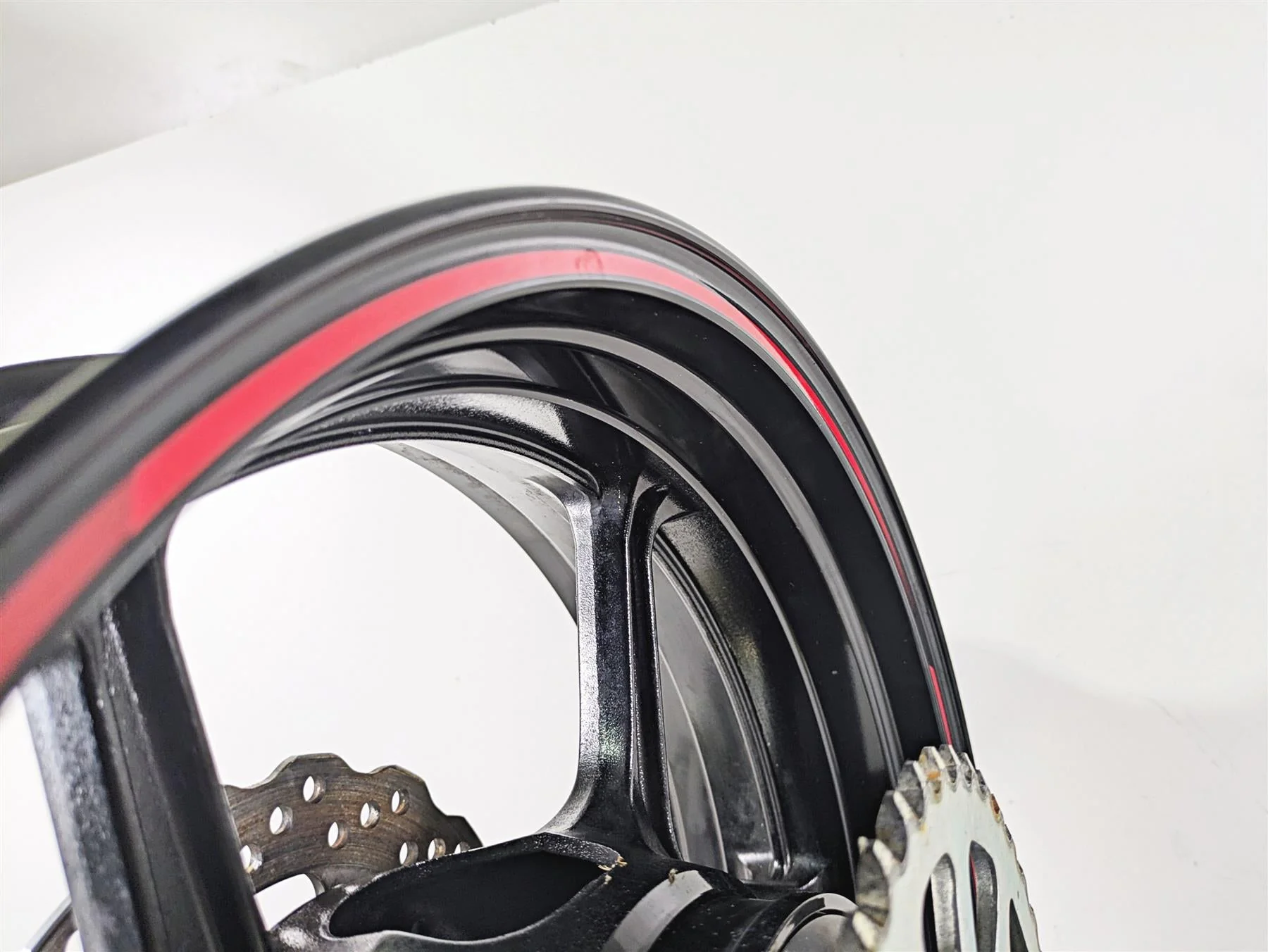 2020 Kawasaki ZX6R Ninja Straight Rear Wheel Rim 17x5.5 41073-0729-18F - Image 11