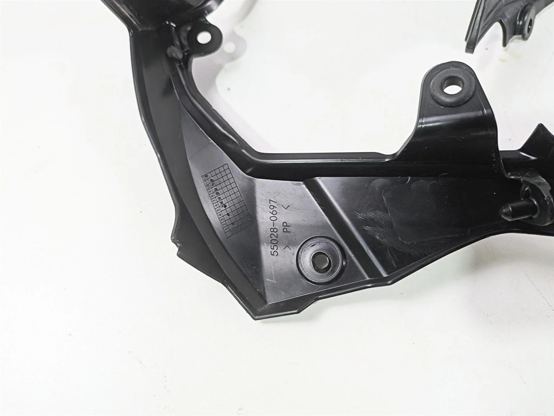 2020 Kawasaki ZX6R ZX636 Ninja Black Molded Plastic Infill Fairing Cover Set - Image 12