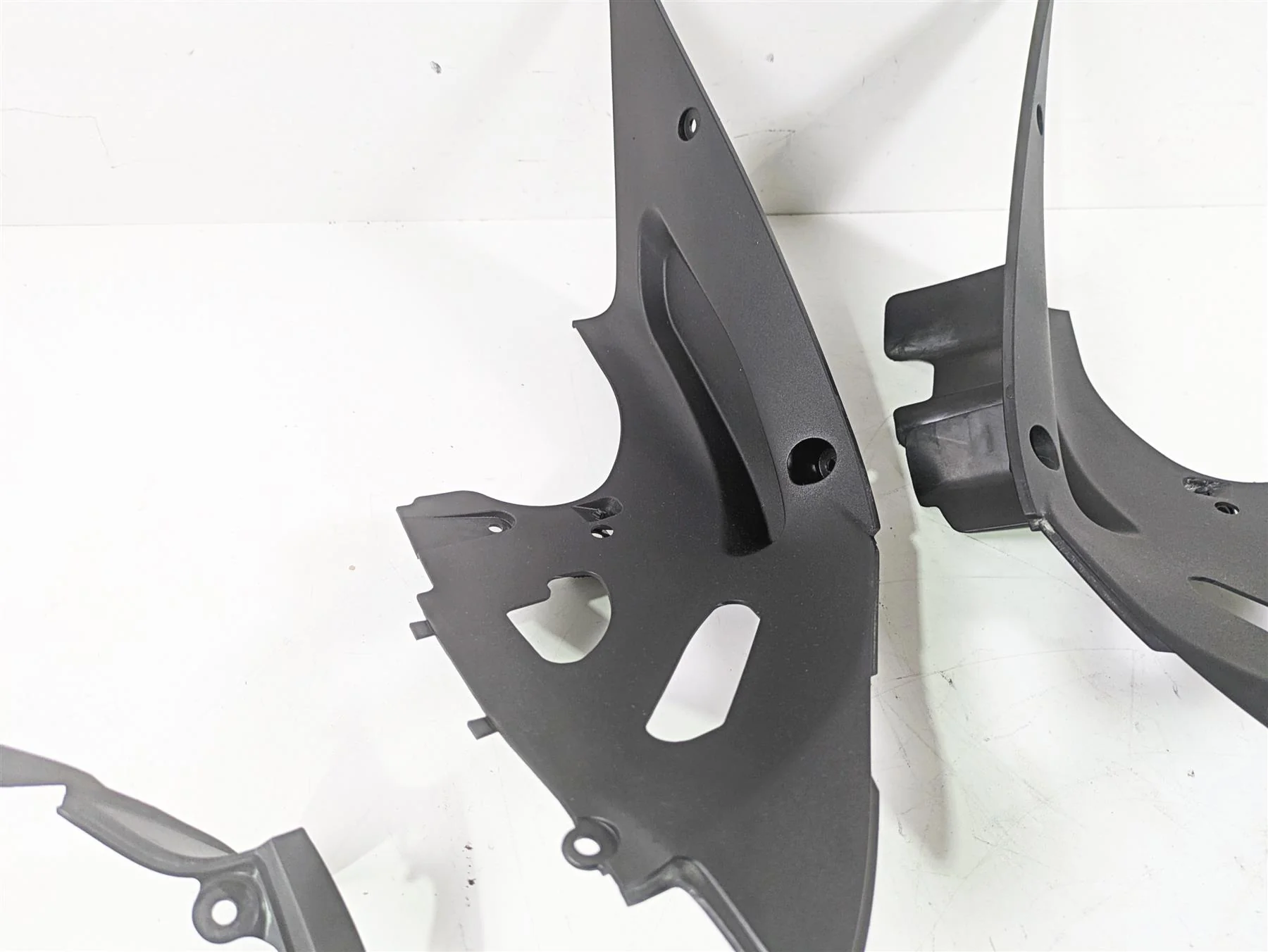 2020 Kawasaki ZX6R ZX636 Ninja Black Molded Plastic Infill Fairing Cover Set - Image 7