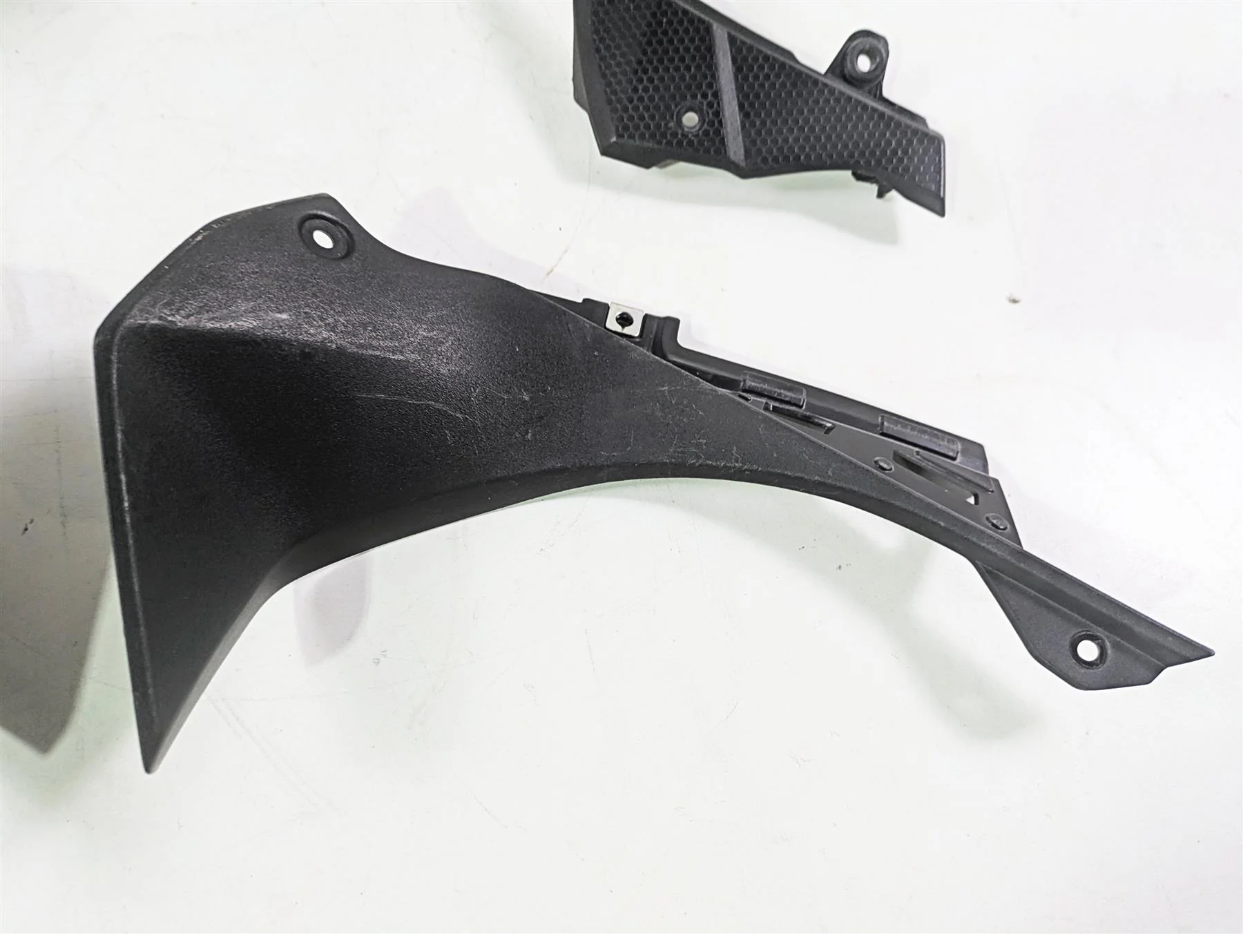 2020 Kawasaki ZX6R ZX636 Ninja Black Molded Plastic Infill Fairing Cover Set - Image 9