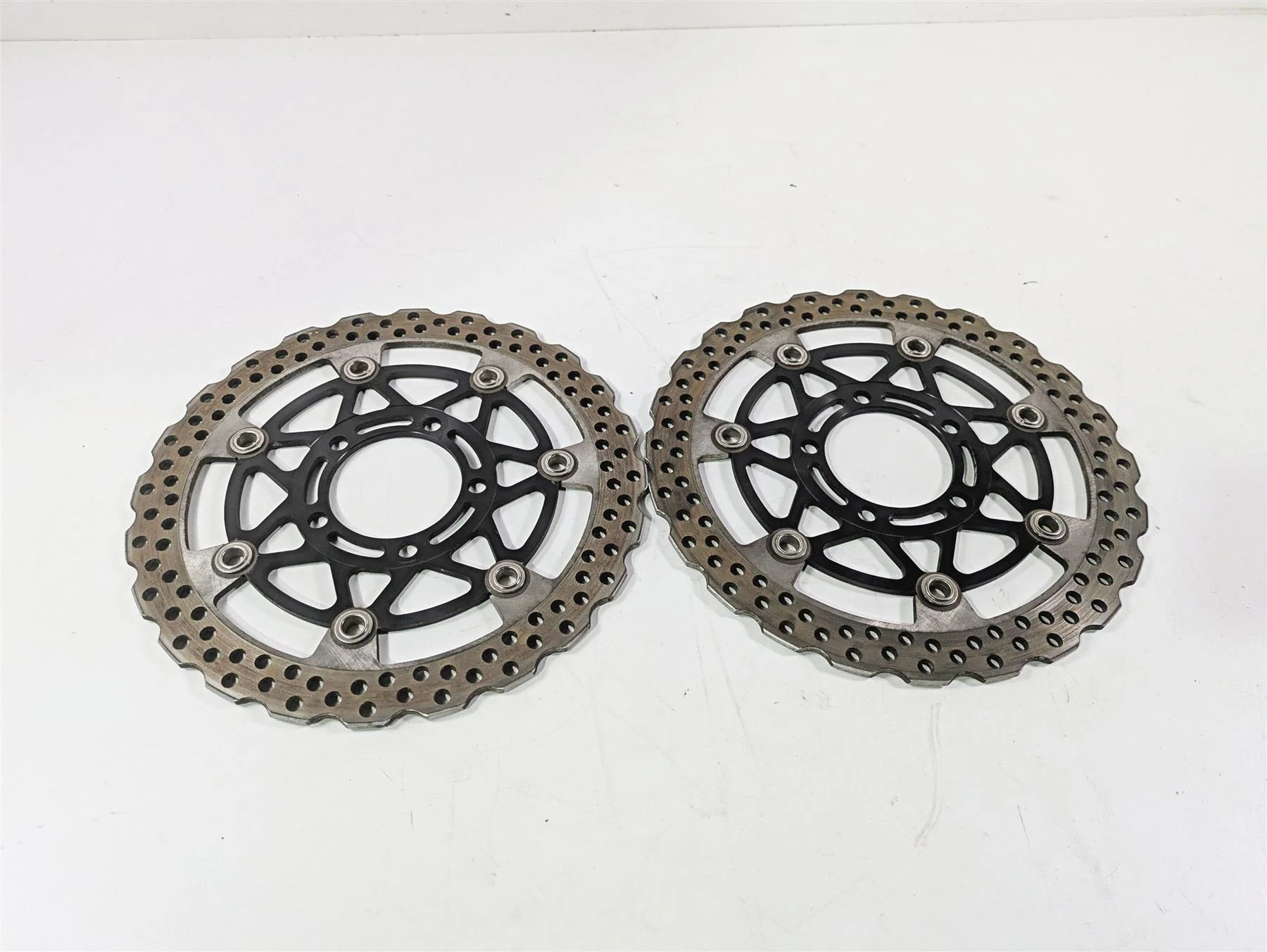 2020 Kawasaki ZX6R ZX636 Ninja Front Brake Disc Rotor Set 41080-0590-5C - Image 4