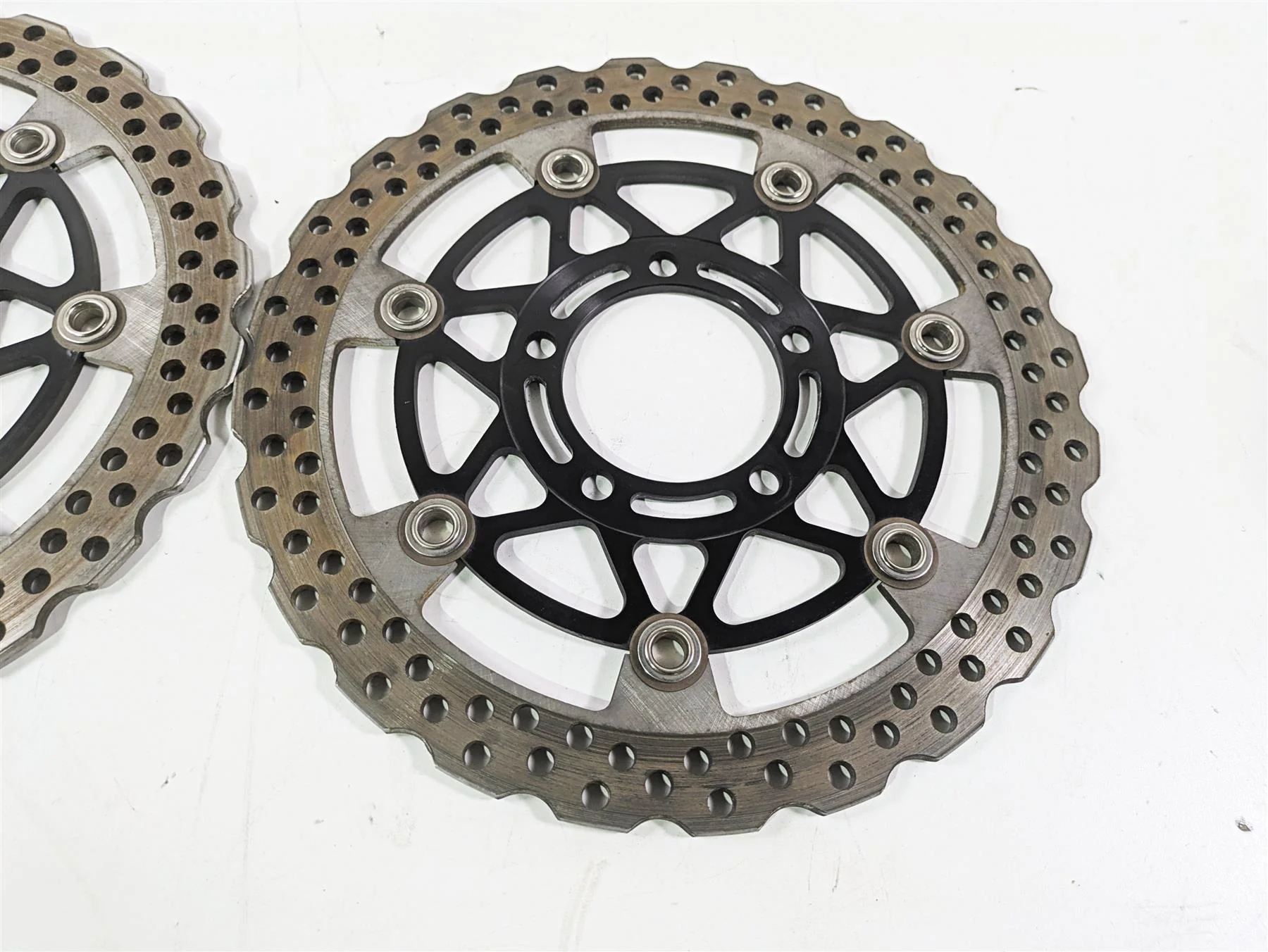2020 Kawasaki ZX6R ZX636 Ninja Front Brake Disc Rotor Set 41080-0590-5C - Image 5