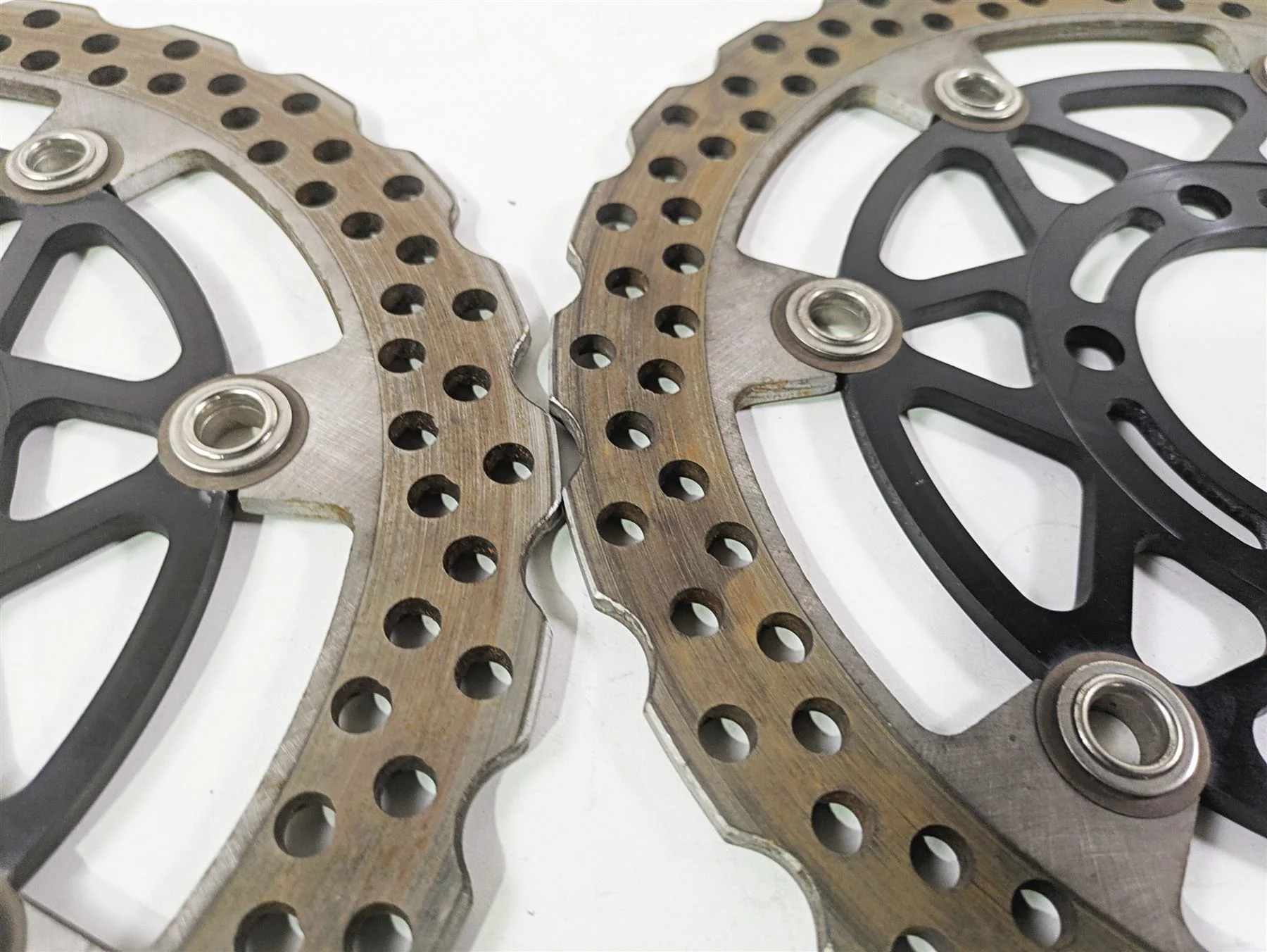 2020 Kawasaki ZX6R ZX636 Ninja Front Brake Disc Rotor Set 41080-0590-5C - Image 7