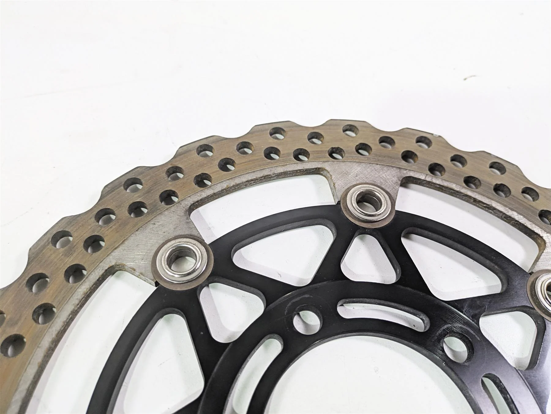 2020 Kawasaki ZX6R ZX636 Ninja Front Brake Disc Rotor Set 41080-0590-5C - Image 8