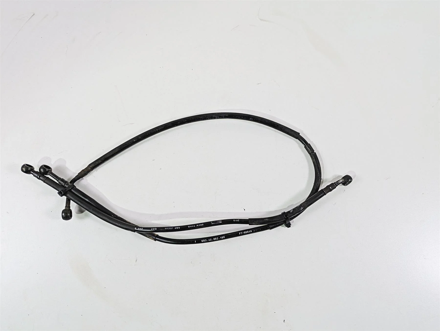 2020 KTM 1290 Super Adventure R Rear Abs Brake Line Set 60342002100 60342001000 - Image 4