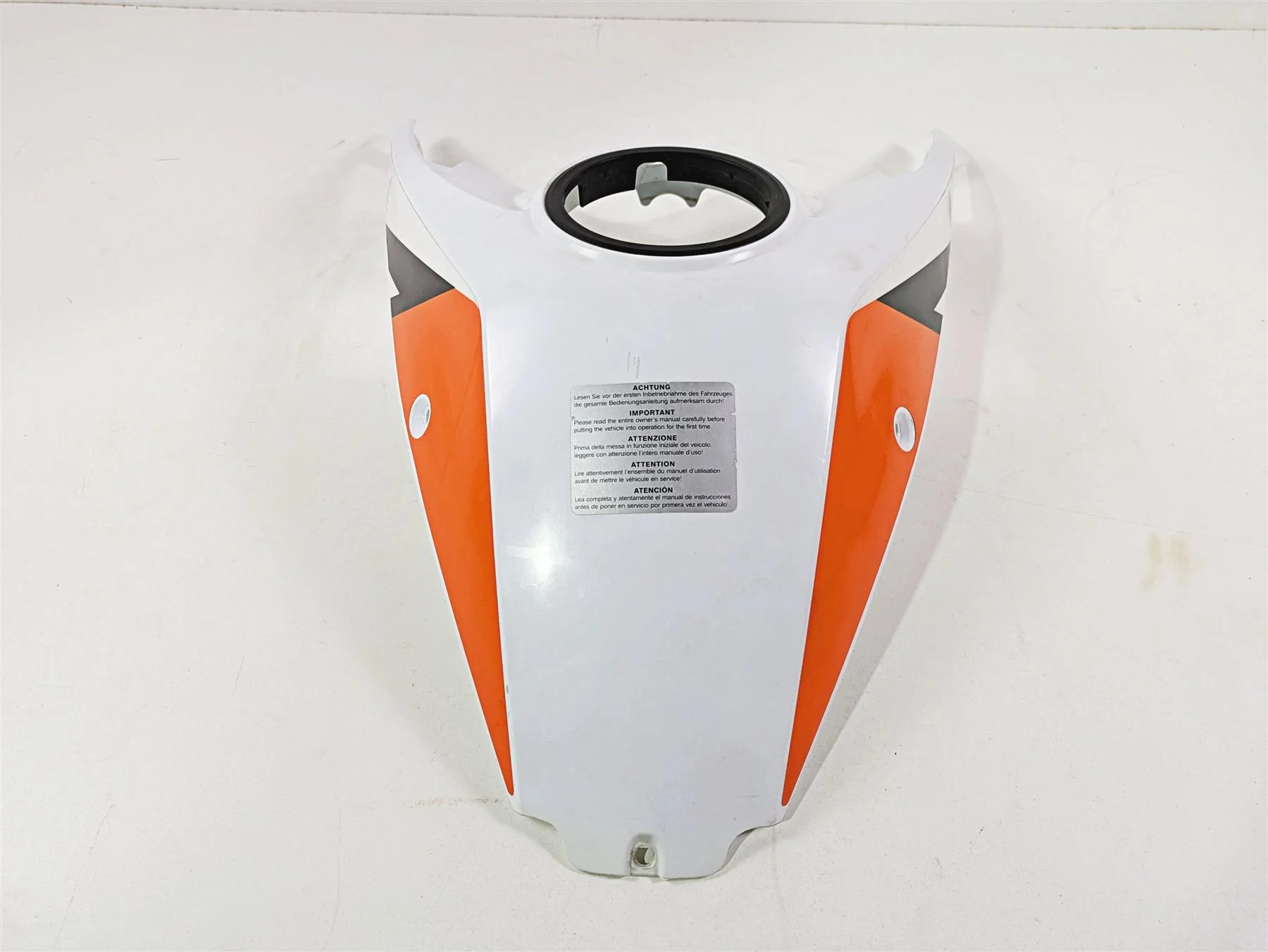 2020 KTM 1290 Super Adventure R Upper Fuel Gas Tank Cover Fairing 60308030000 - Image 2