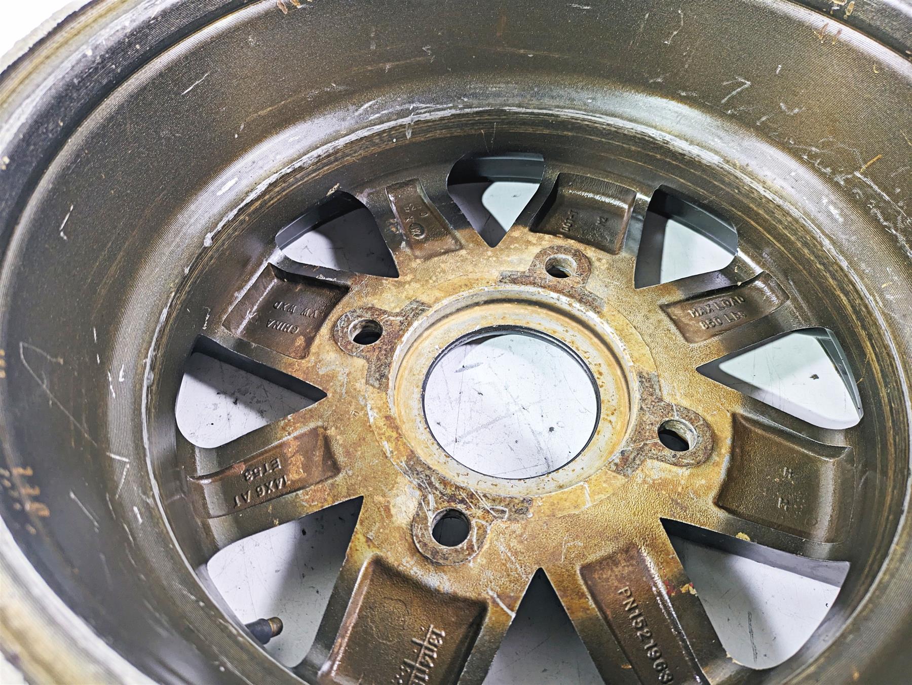 2020 Polaris RZR XP 1000 Turbo Front Left Oem 14x6 Wheel Rim 1521963 - Image 8