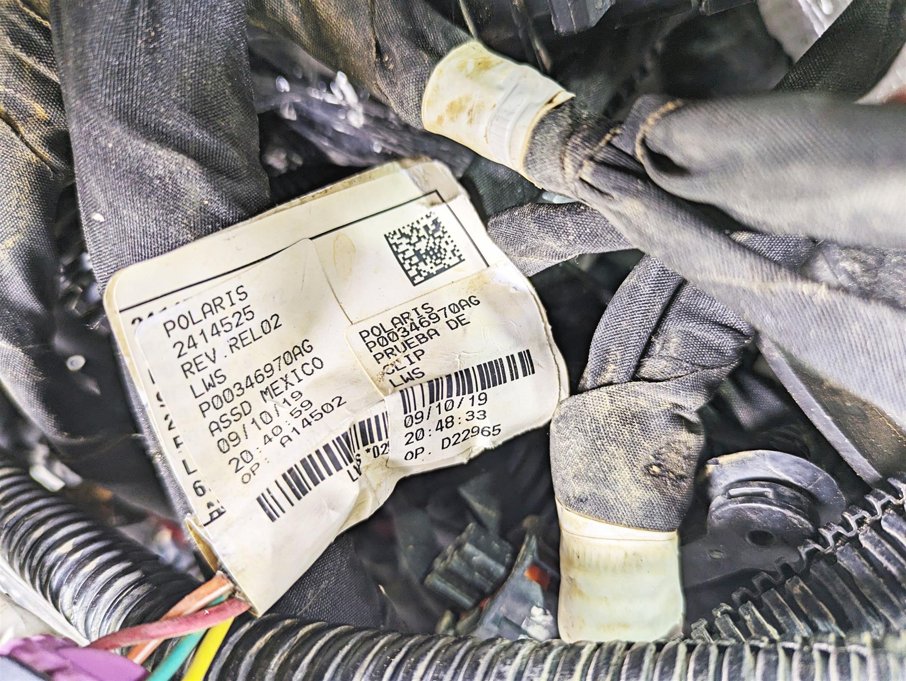2020 Polaris RZR XP 1000 Turbo Main Wiring Harness Loom - Read 2414525 - Image 2
