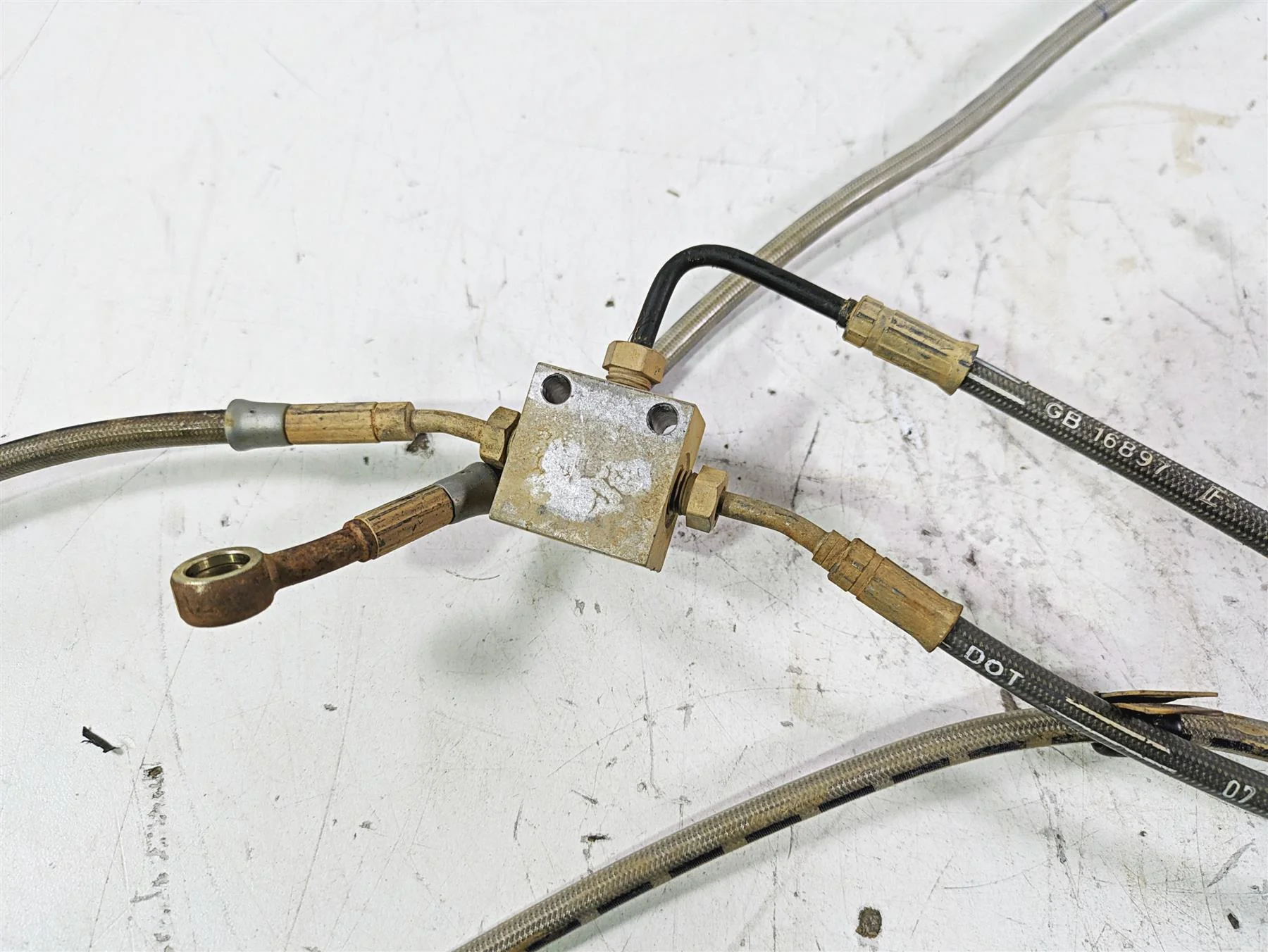 2020 Polaris RZR XP 1000 Turbo Rear Brake Line Hose Set 1912000 1912845 1912061 - Image 5