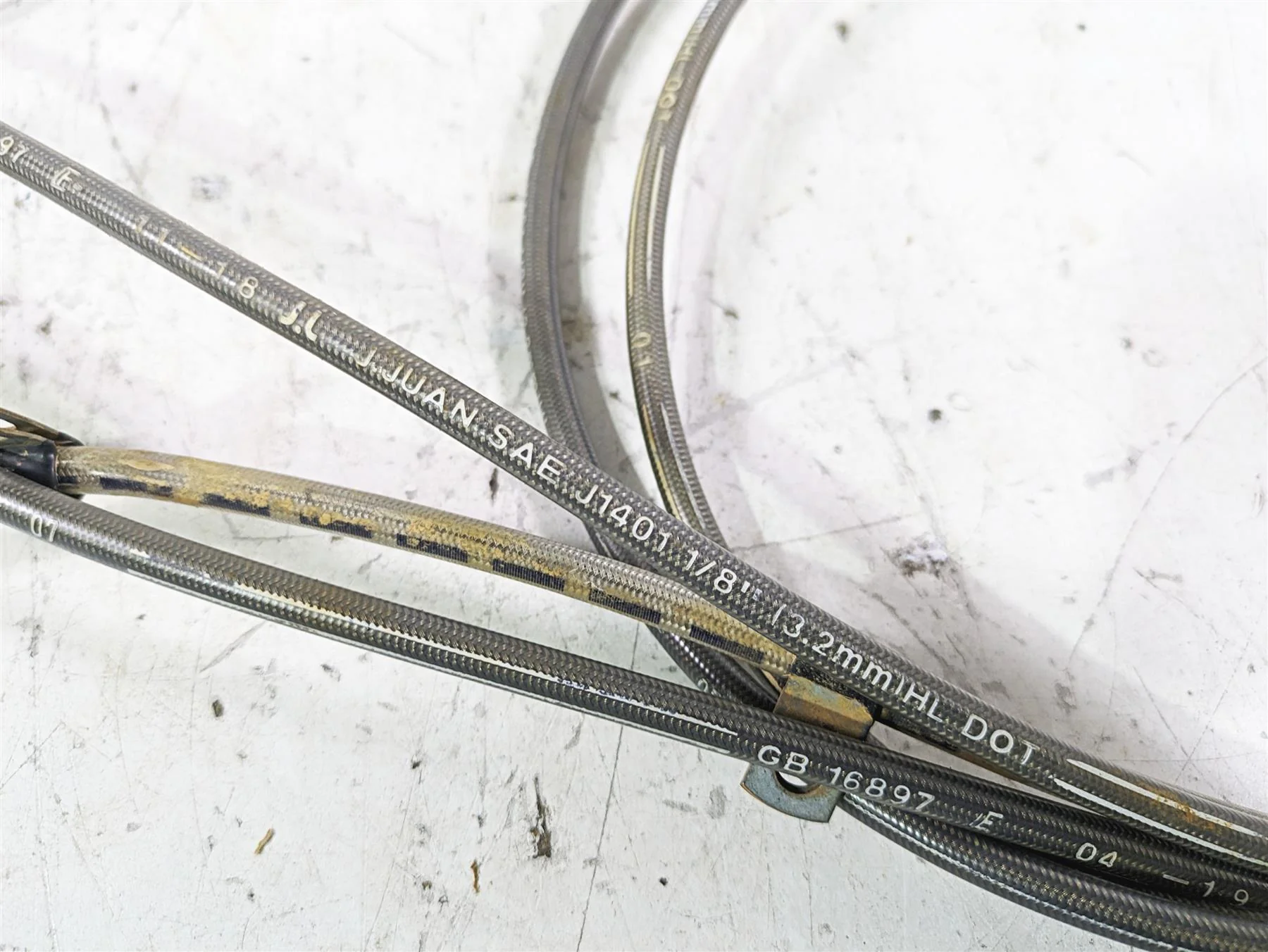 2020 Polaris RZR XP 1000 Turbo Rear Brake Line Hose Set 1912000 1912845 1912061 - Image 8