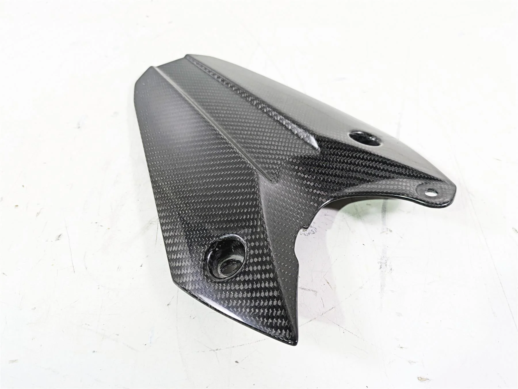 2020 Triumph Daytona 765 Moto2 Carbon Fiber Rear Mud Flap Fender T2050614 - Image 12